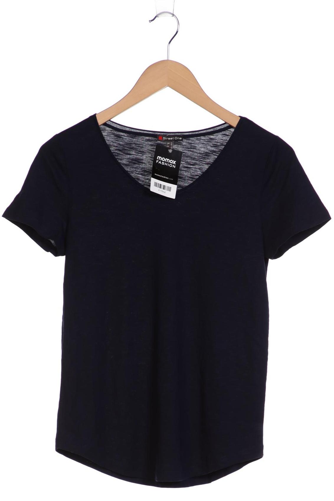 

Street One Damen T-Shirt, marineblau, Gr. 34
