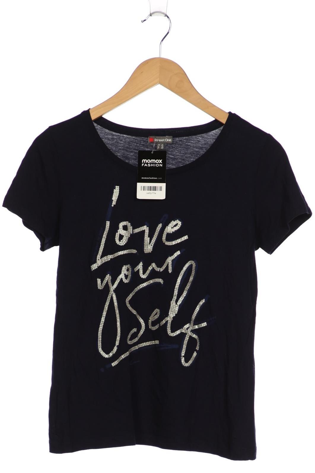 

Street One Damen T-Shirt, marineblau, Gr. 38