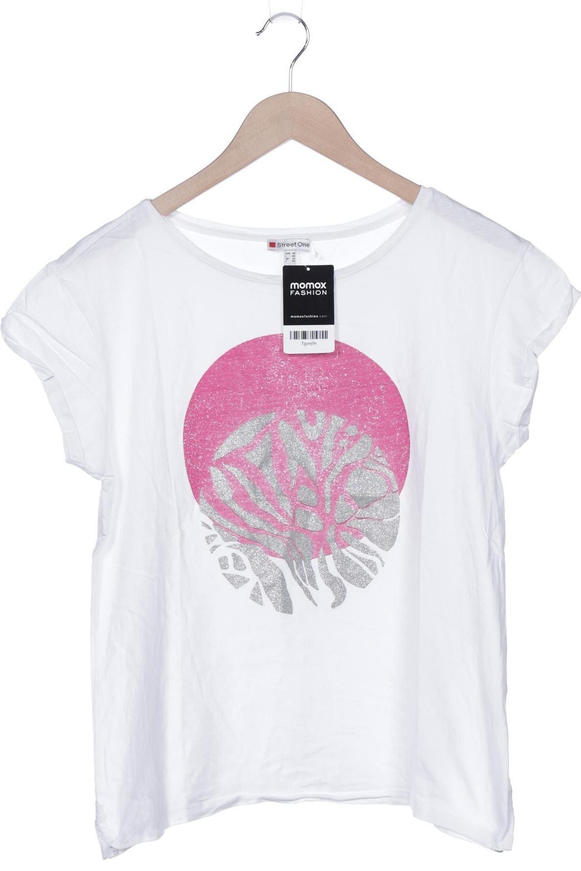 

Street One Damen T-Shirt, weiß, Gr. 40