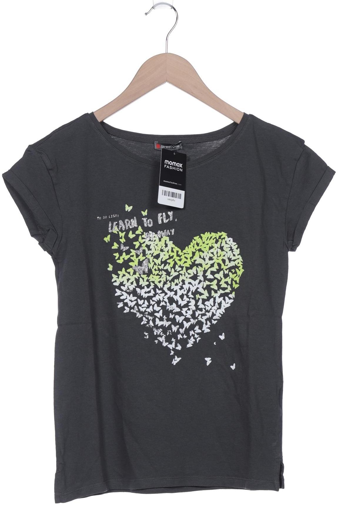 

Street One Damen T-Shirt, grau, Gr. 34