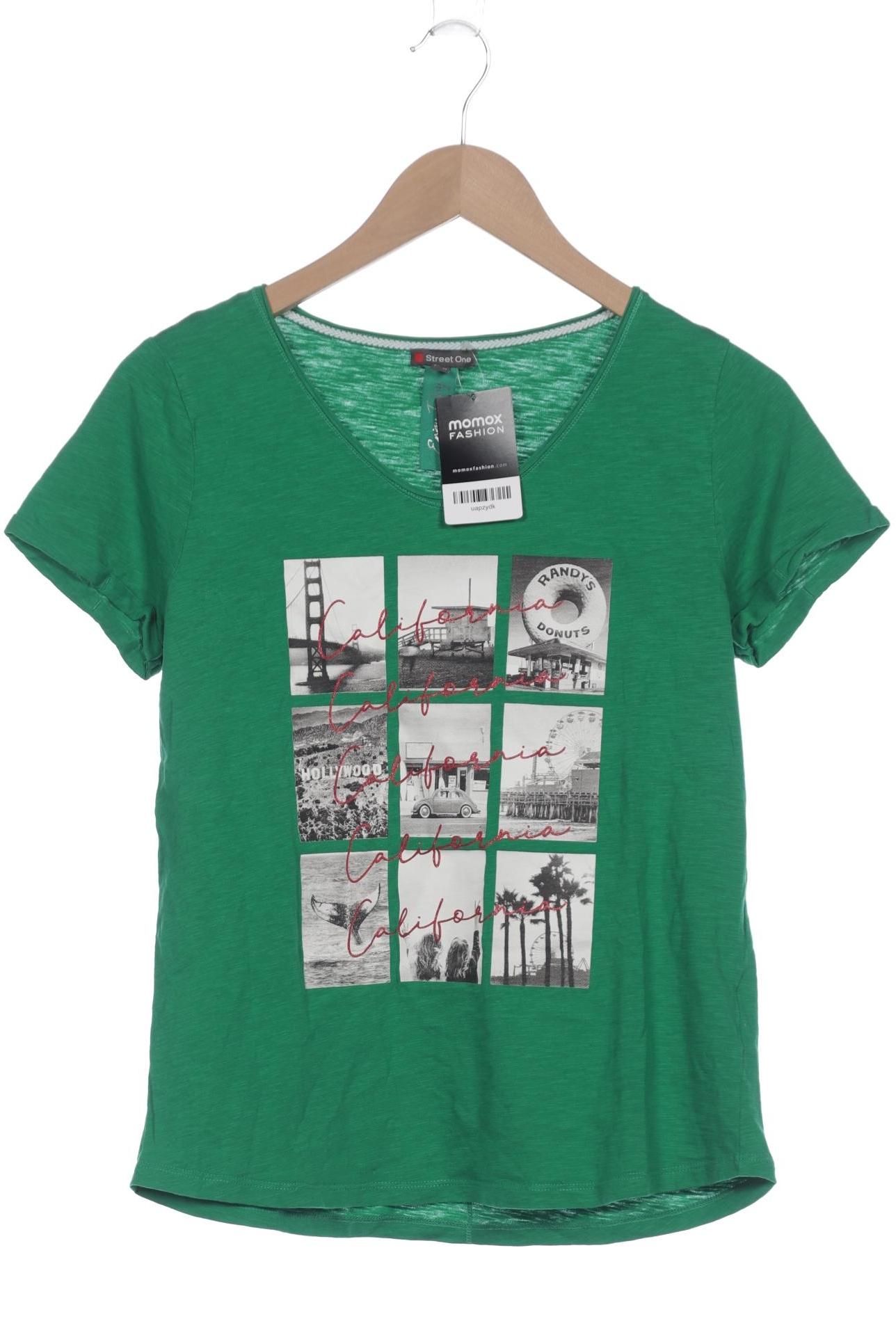 

Street One Damen T-Shirt, grün, Gr. 36