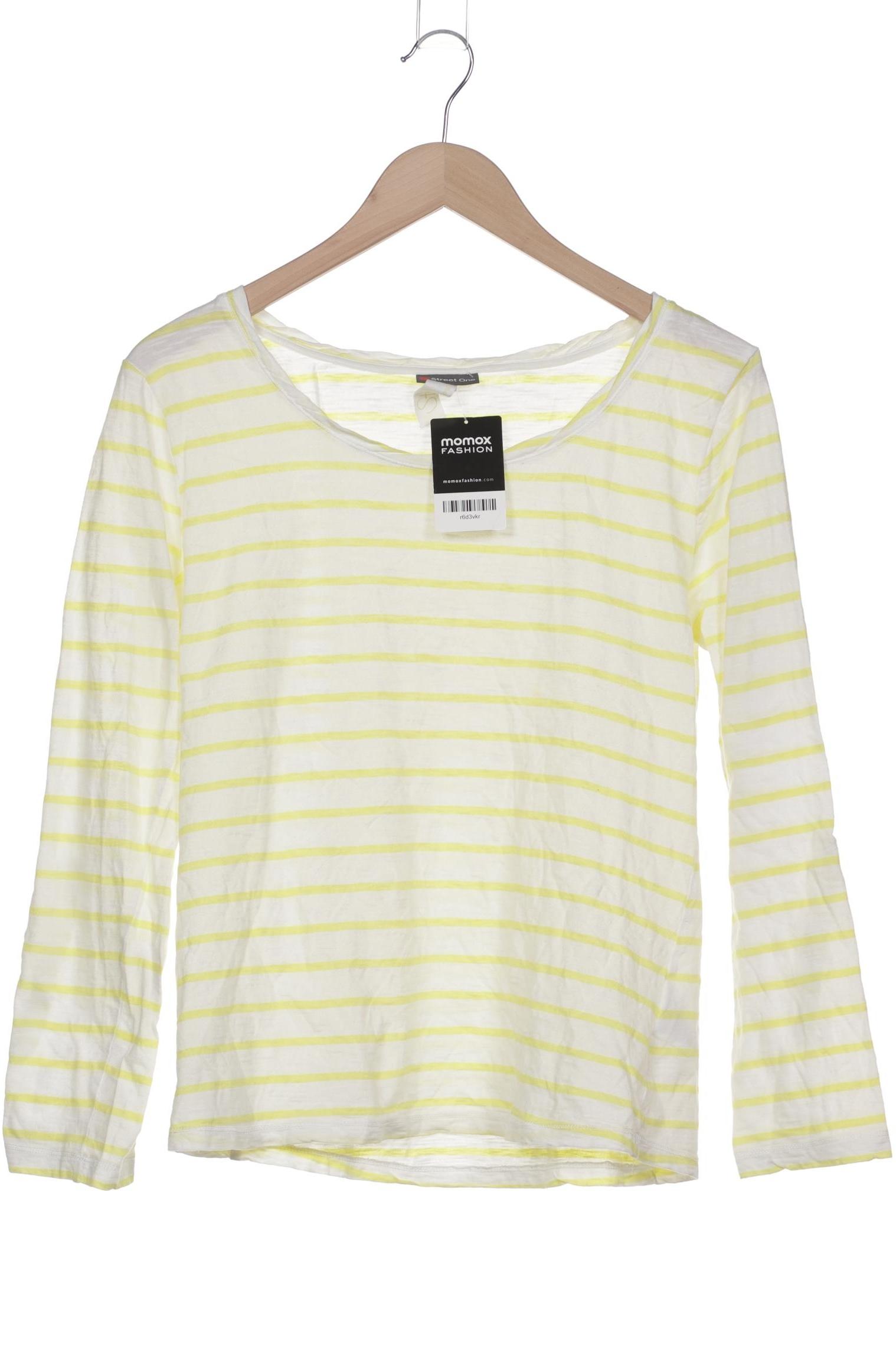 

Street One Damen Langarmshirt, weiß, Gr. 42