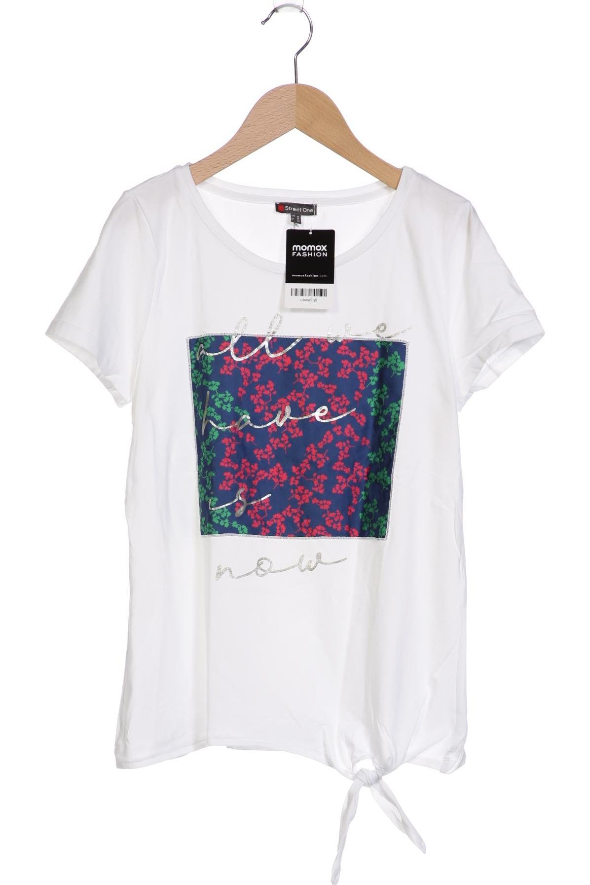 

Street One Damen T-Shirt, weiß, Gr. 36