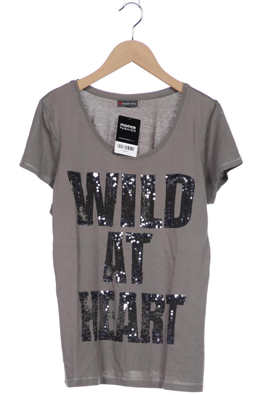 

Street One Damen T-Shirt, grau, Gr. 40