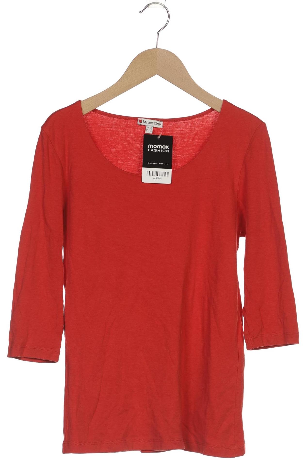 

Street One Damen Langarmshirt, rot, Gr. 38