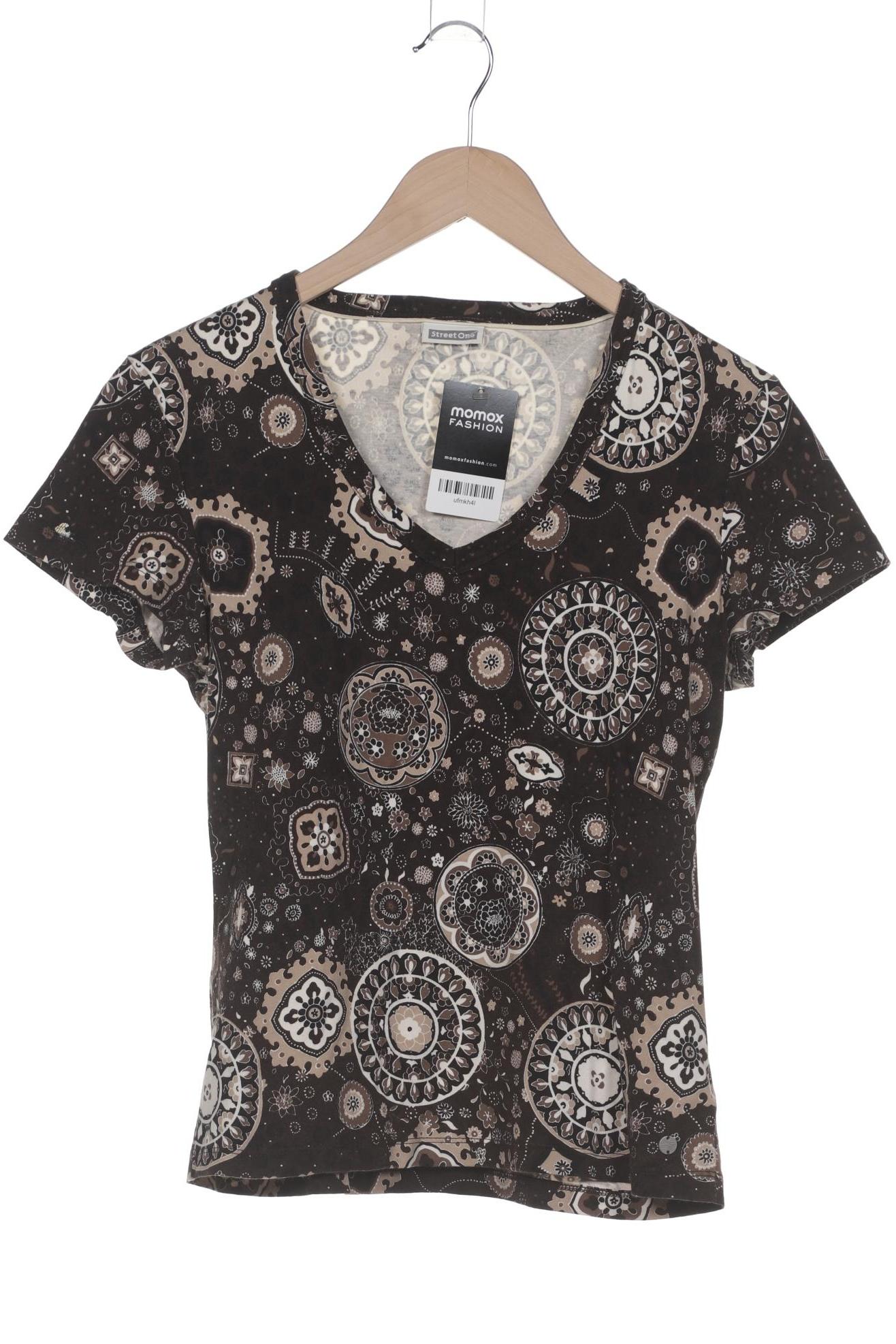 

Street One Damen T-Shirt, braun, Gr. 42