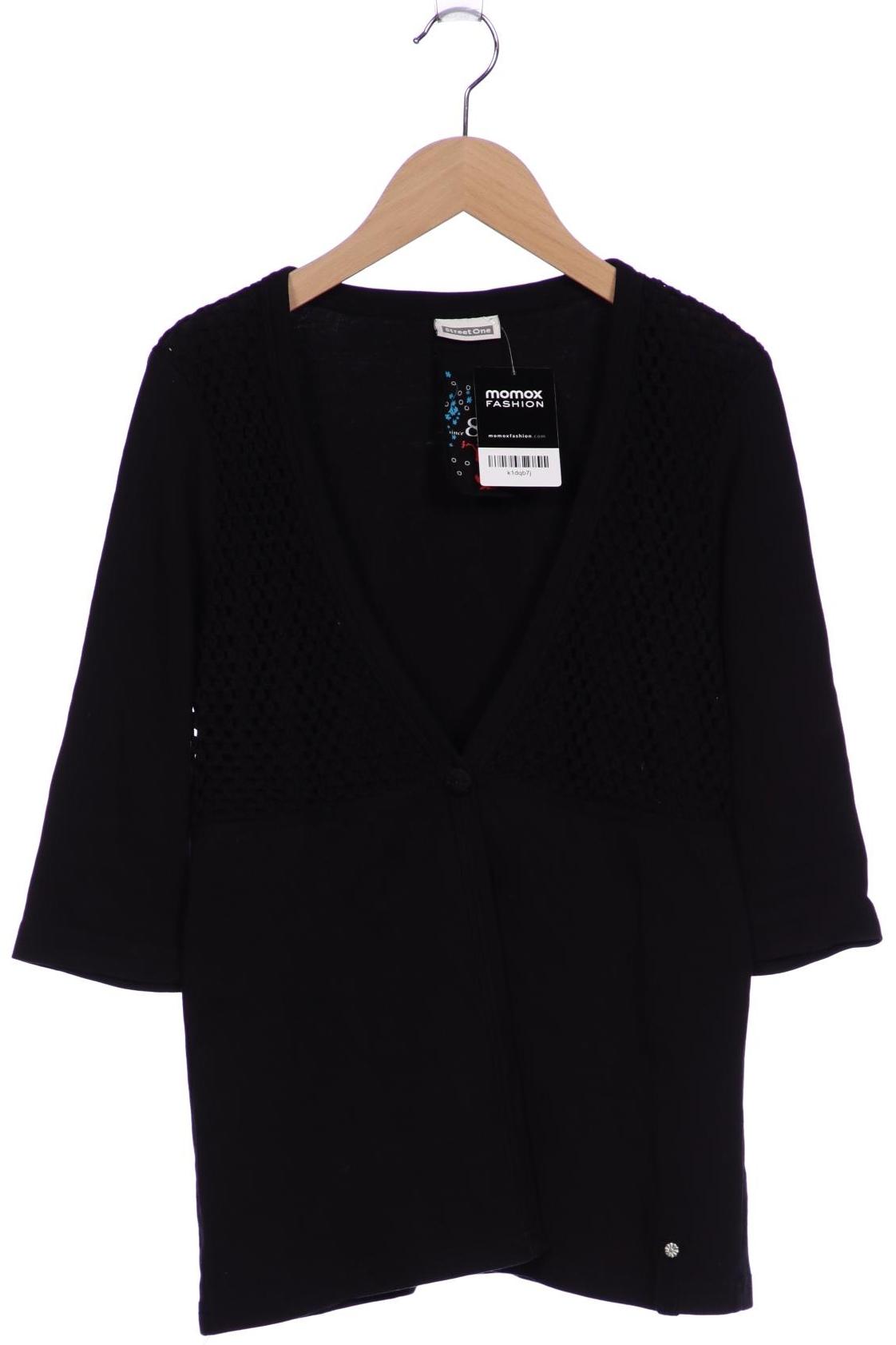 

Street One Damen Strickjacke, schwarz, Gr. 38