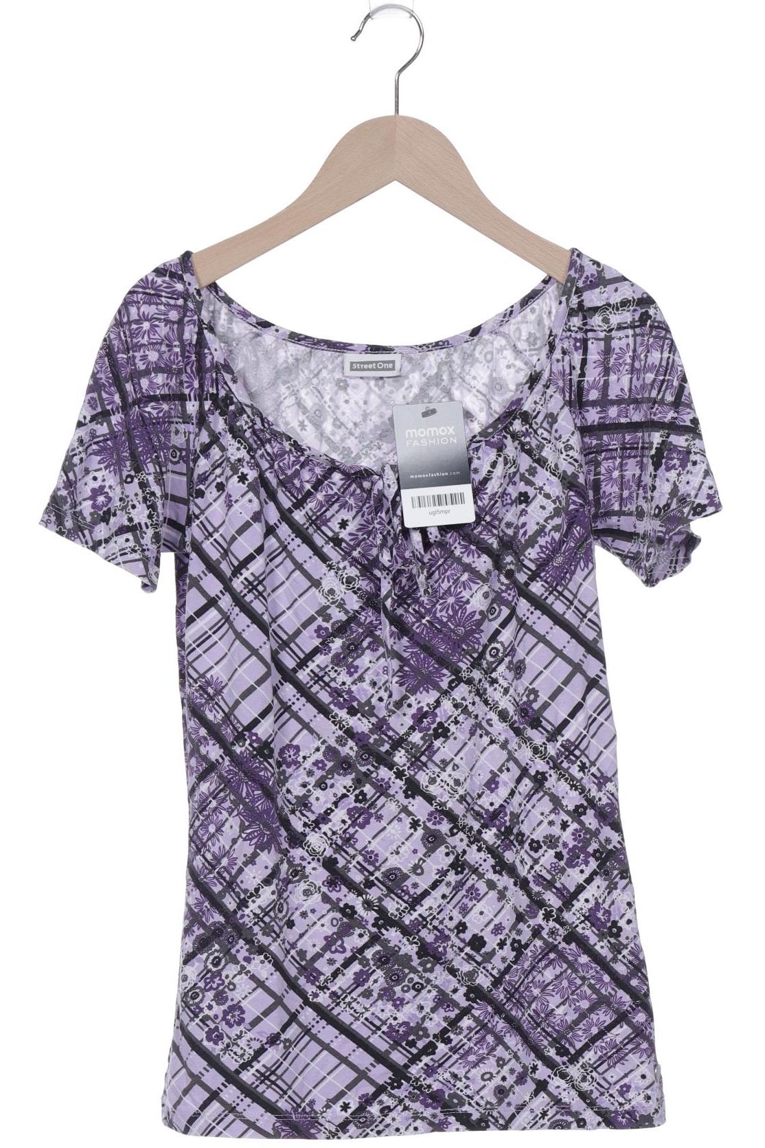 

Street One Damen T-Shirt, flieder, Gr. 36