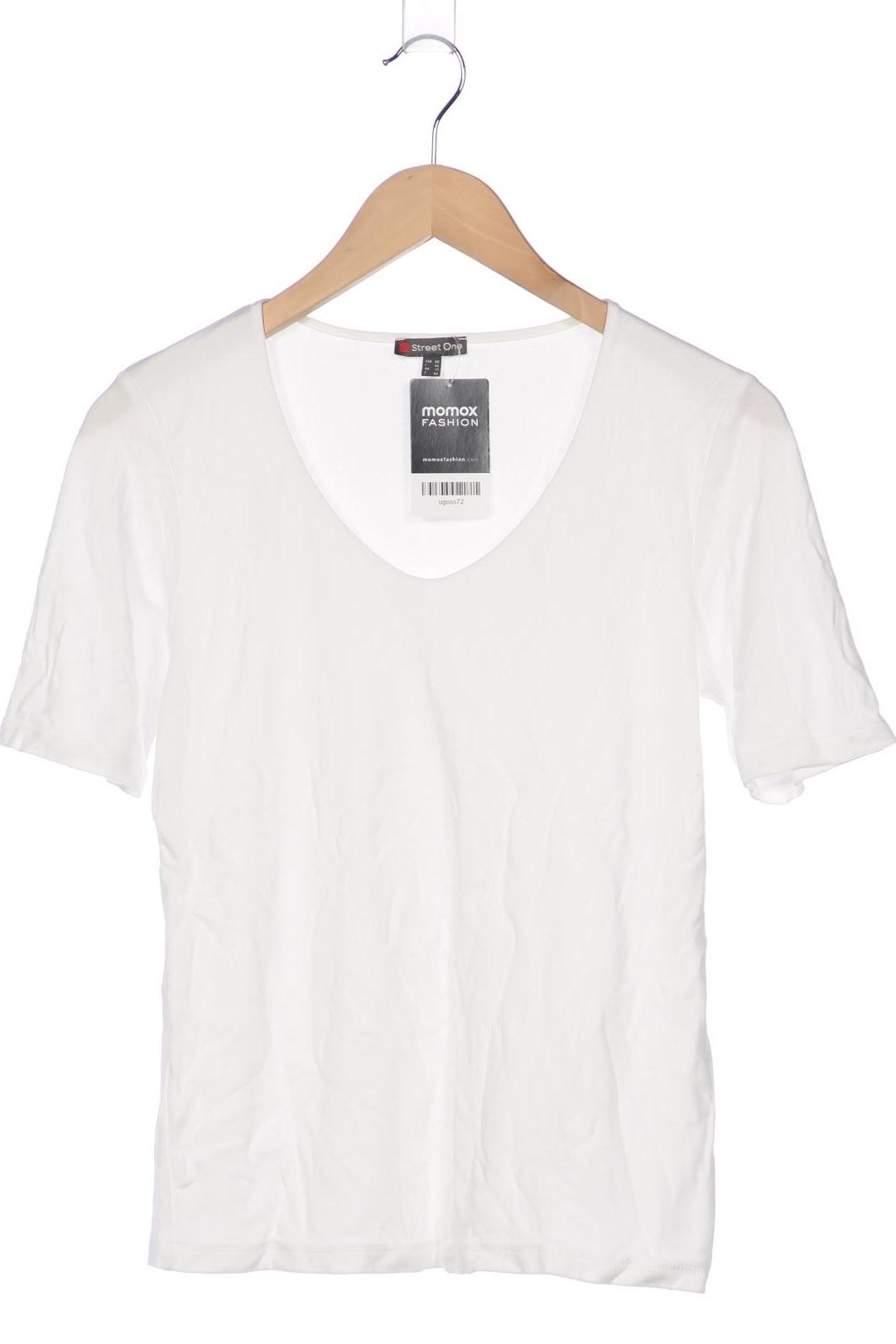 

Street One Damen T-Shirt, weiß, Gr. 40