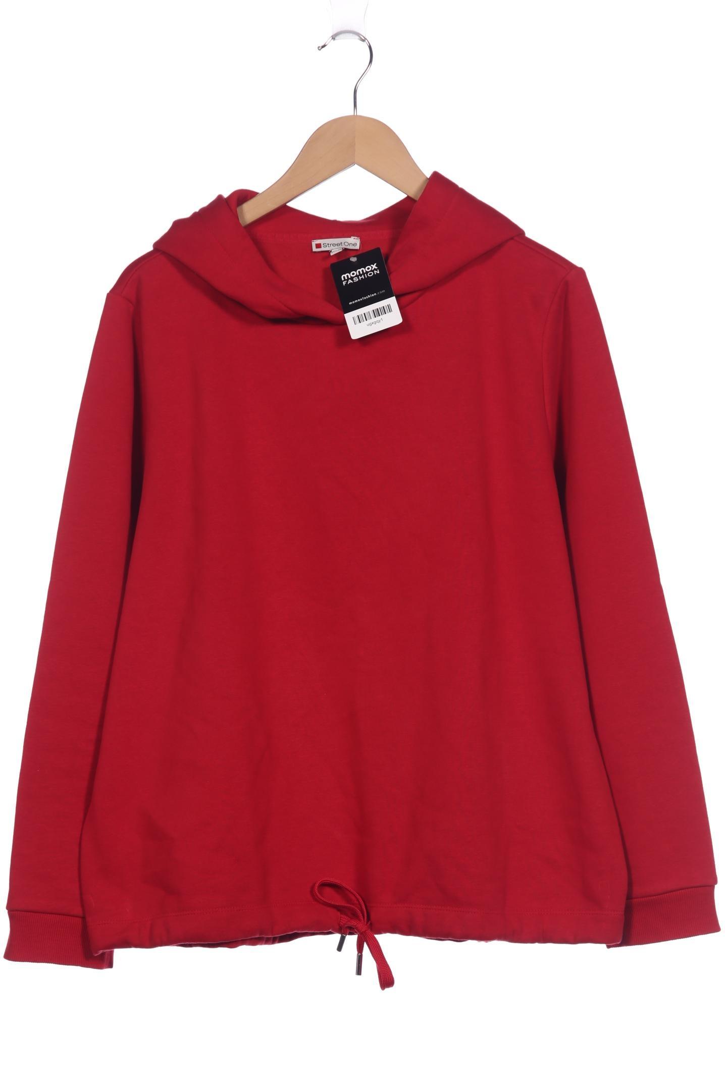 

Street One Damen Kapuzenpullover, rot, Gr. 46