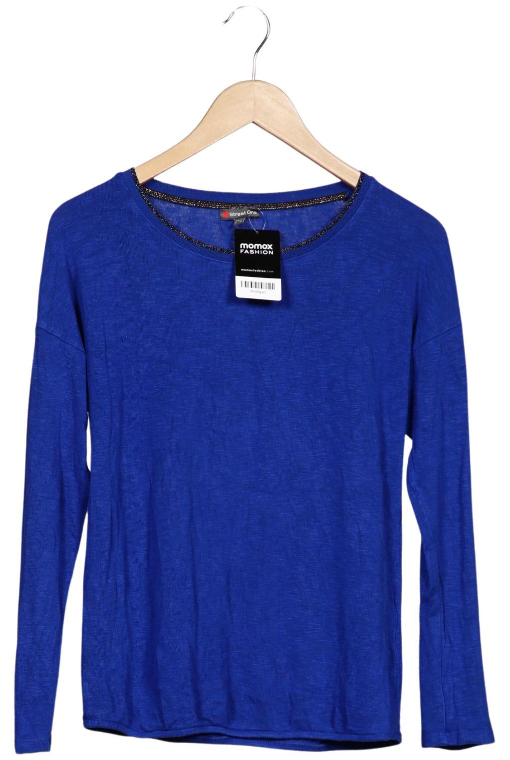 

Street One Damen Pullover, blau, Gr. 36