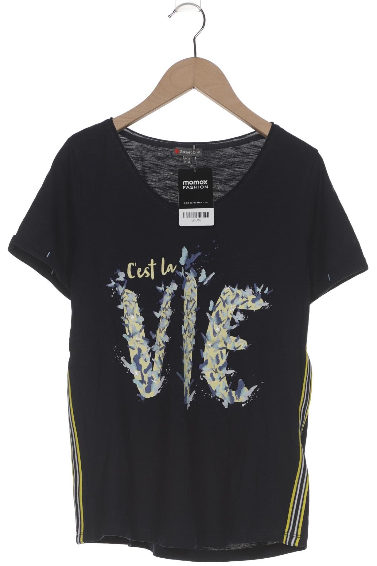 

Street One Damen T-Shirt, marineblau, Gr. 36