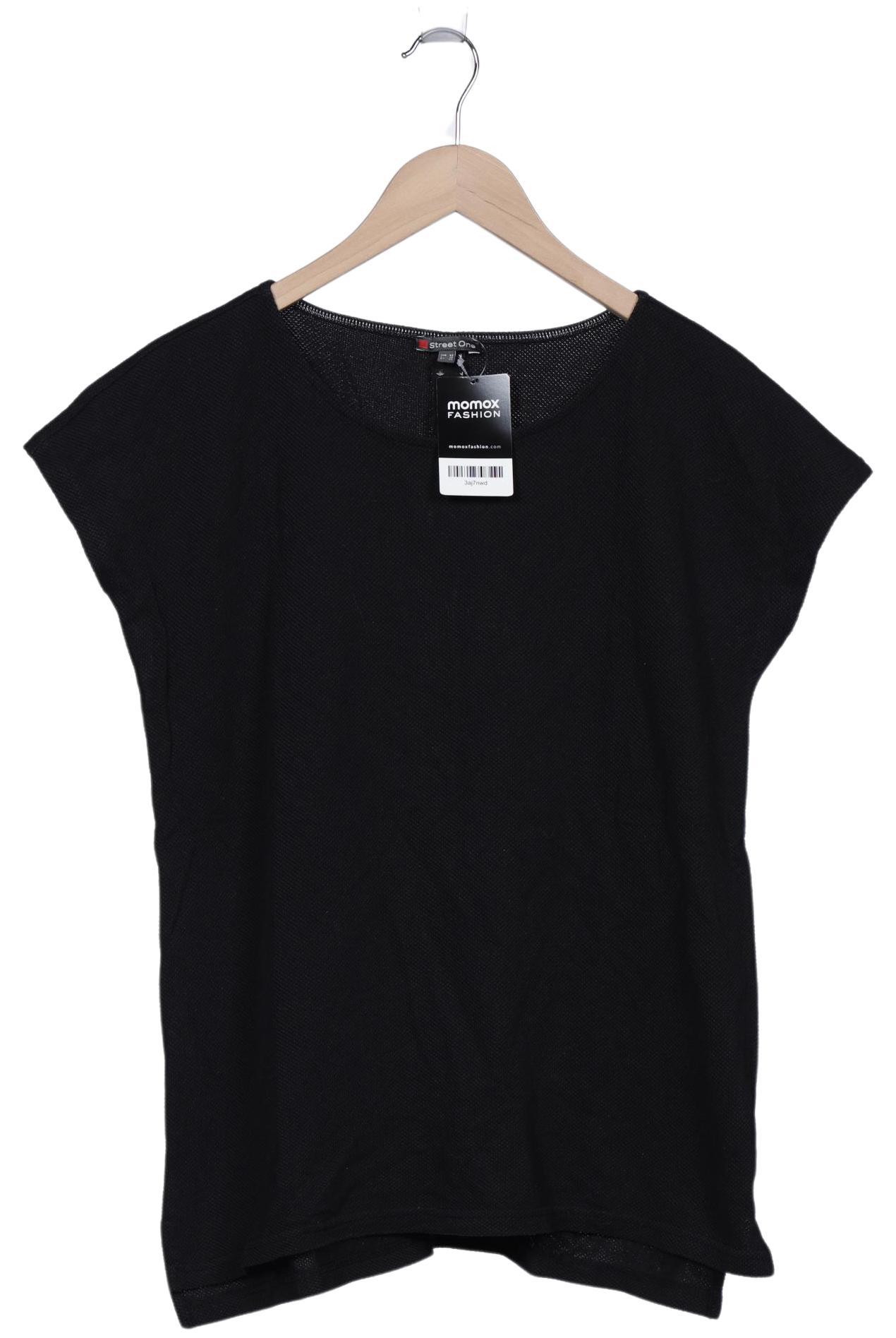 

Street One Damen T-Shirt, schwarz, Gr. 42