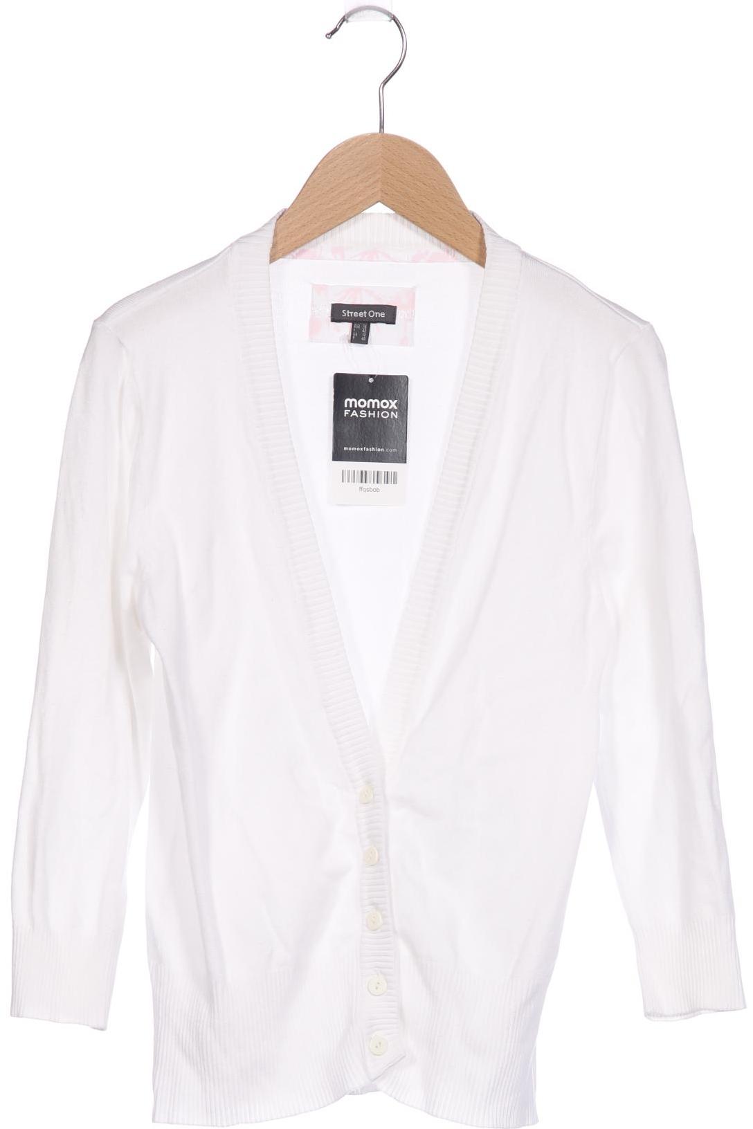 

Street One Damen Strickjacke, weiß, Gr. 38