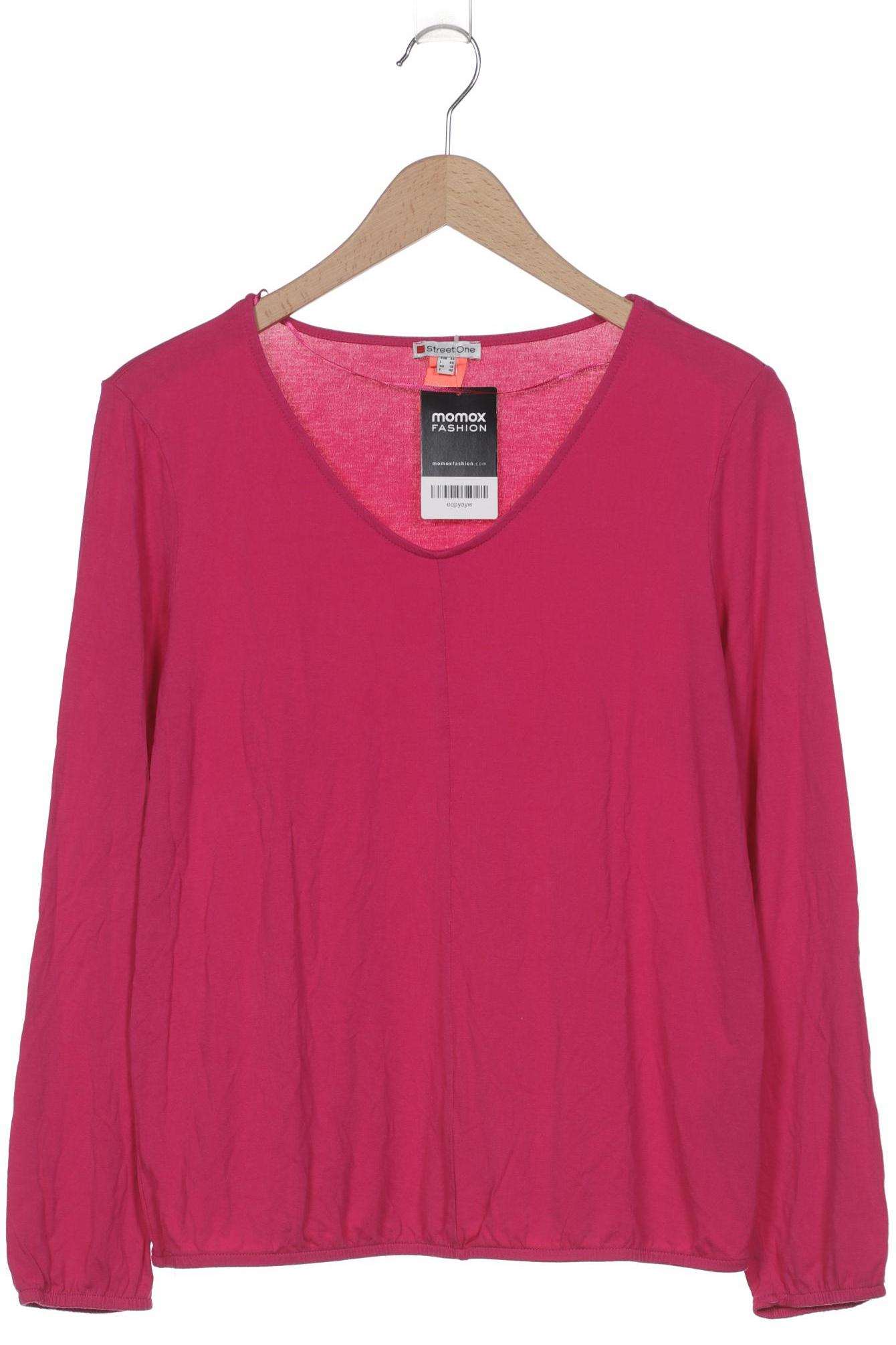 

Street One Damen Langarmshirt, pink, Gr. 40