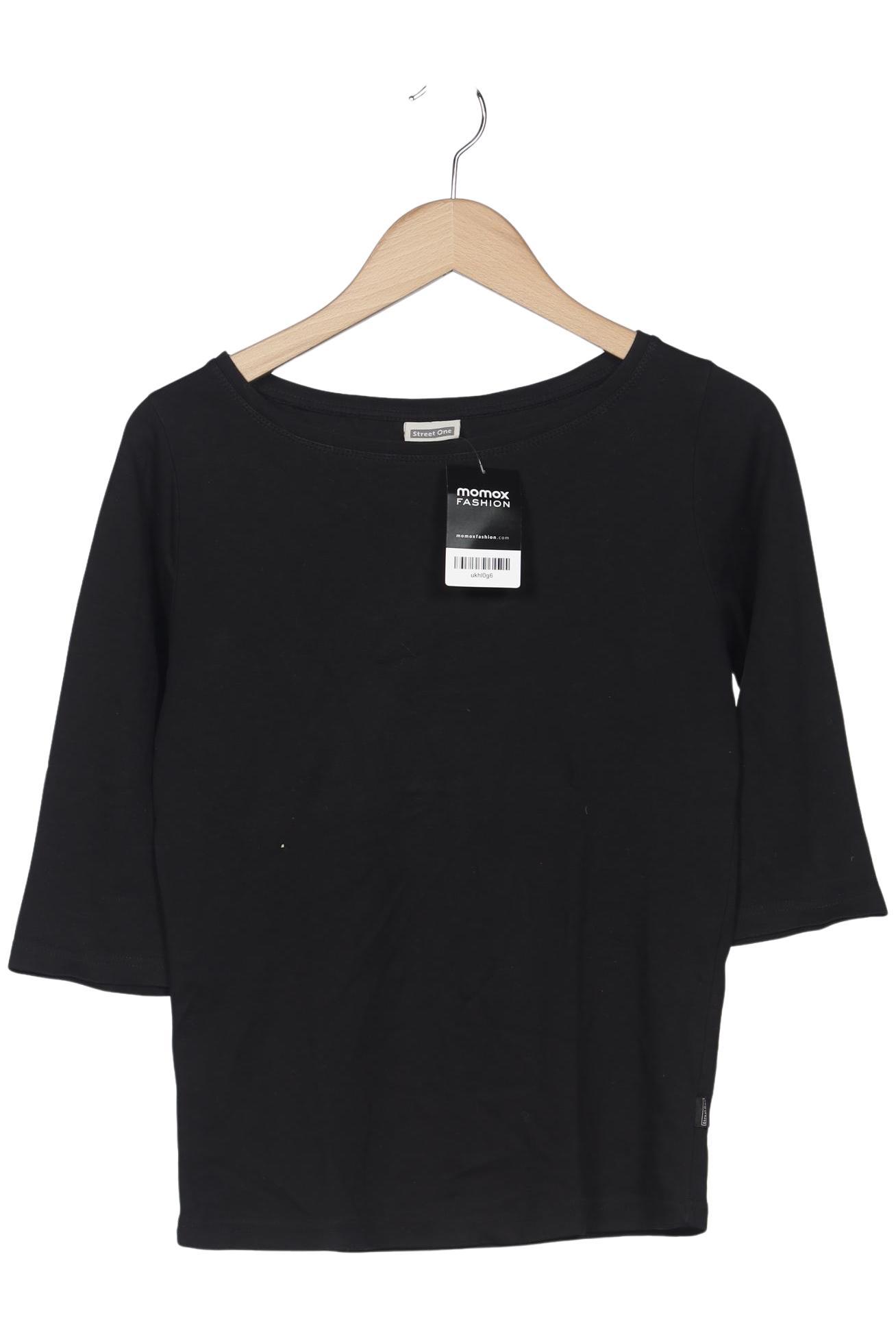 

Street One Damen Langarmshirt, schwarz, Gr. 40