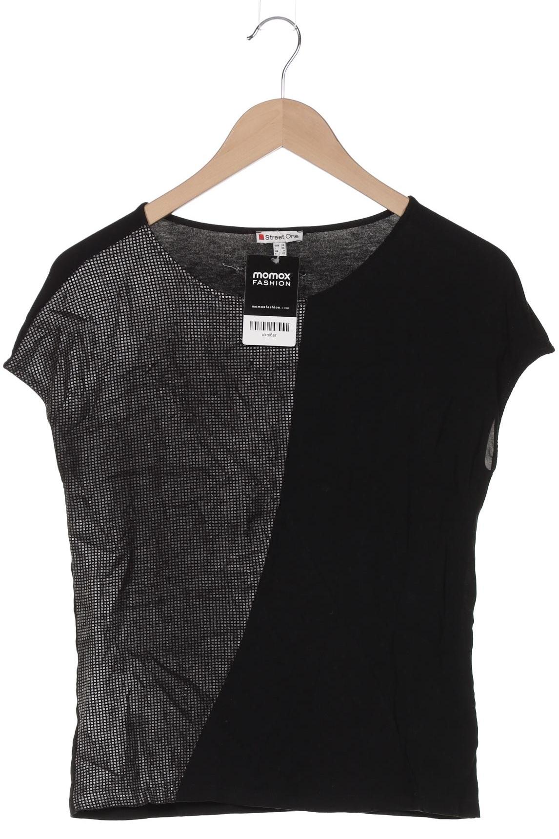 

Street One Damen T-Shirt, schwarz, Gr. 34