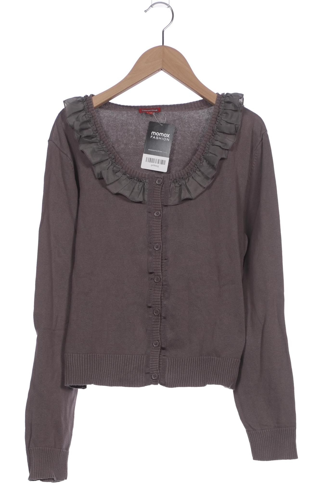 

Street One Damen Strickjacke, braun, Gr. 42