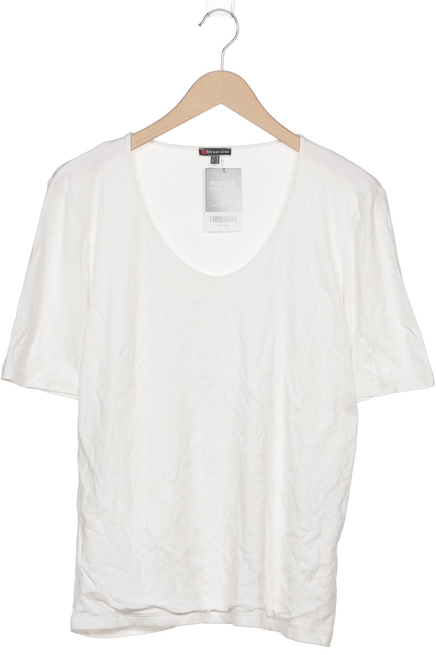 

Street One Damen T-Shirt, weiß, Gr. 44