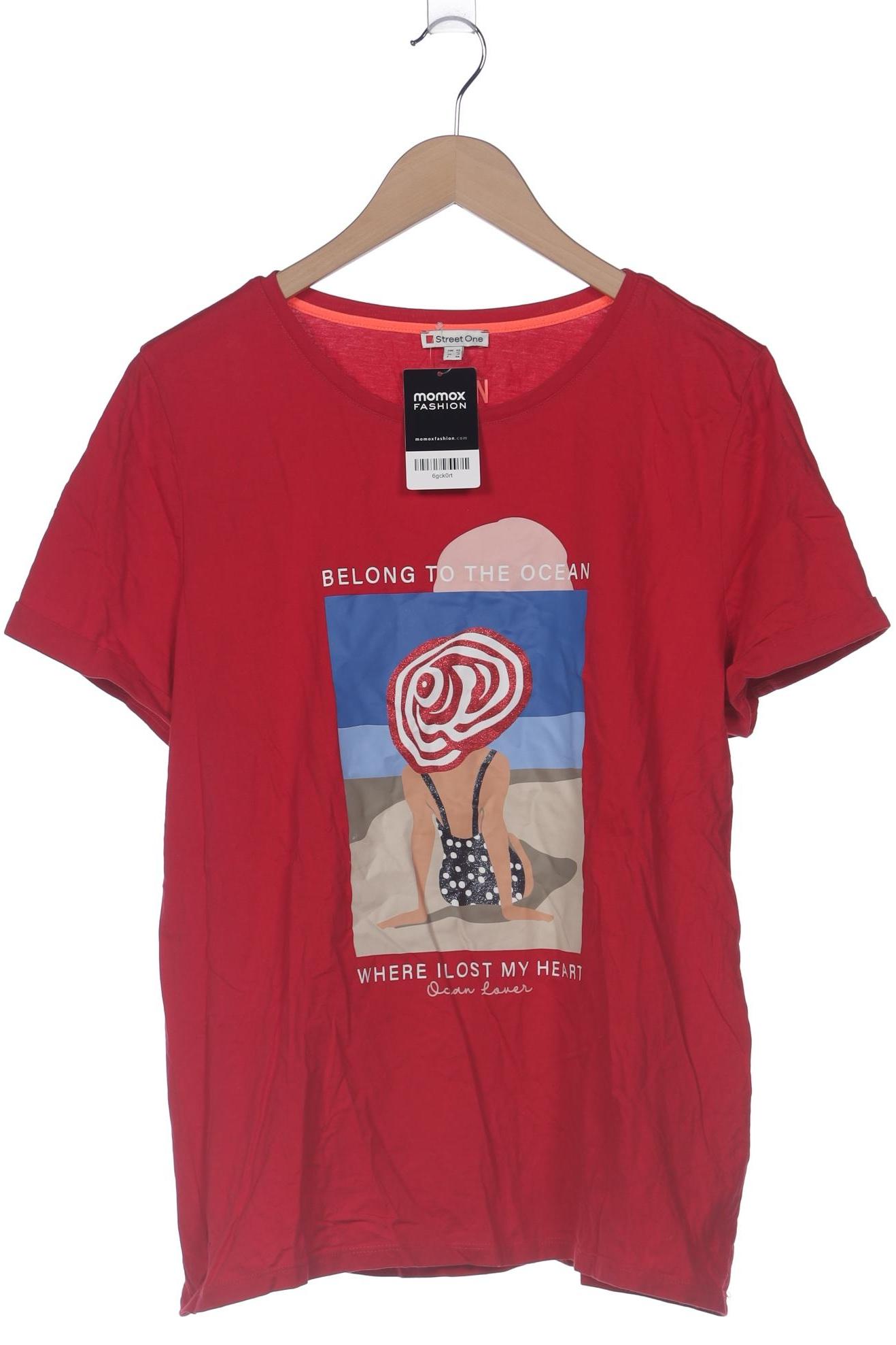 

Street One Damen T-Shirt, rot, Gr. 44