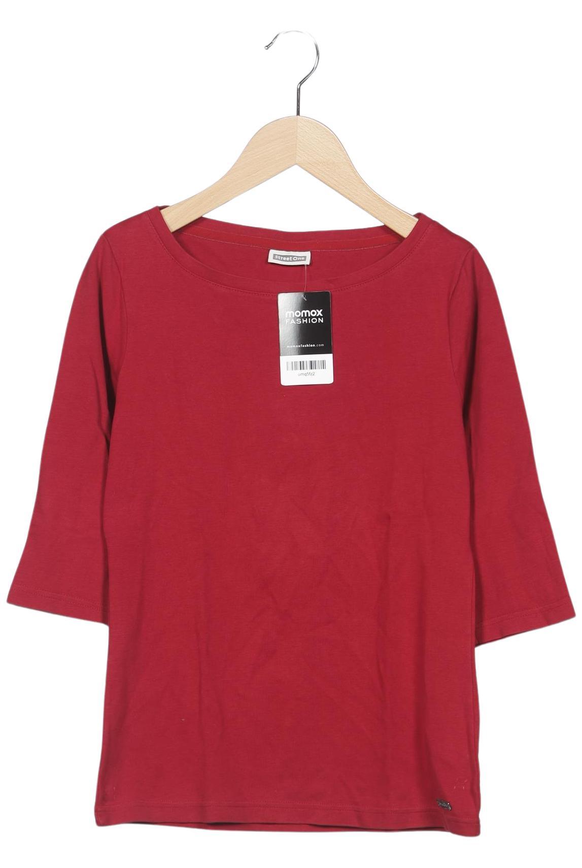 

Street One Damen Langarmshirt, rot, Gr. 40