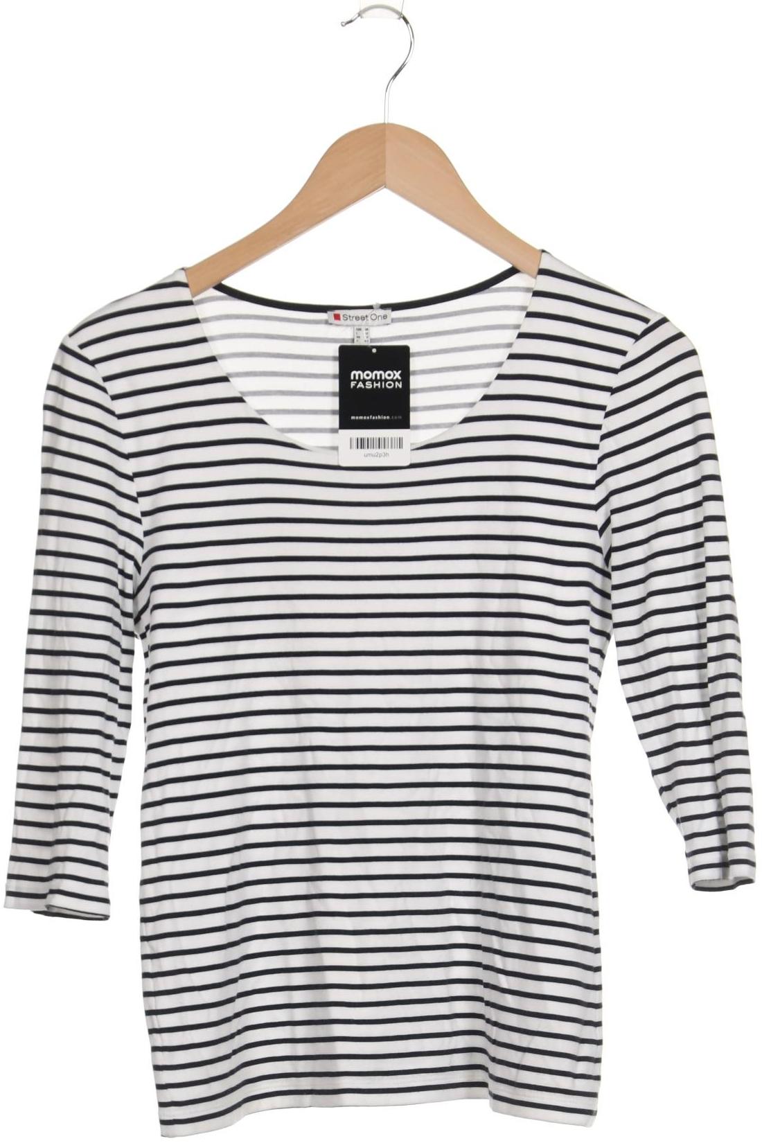 

Street One Damen Langarmshirt, weiß, Gr. 38