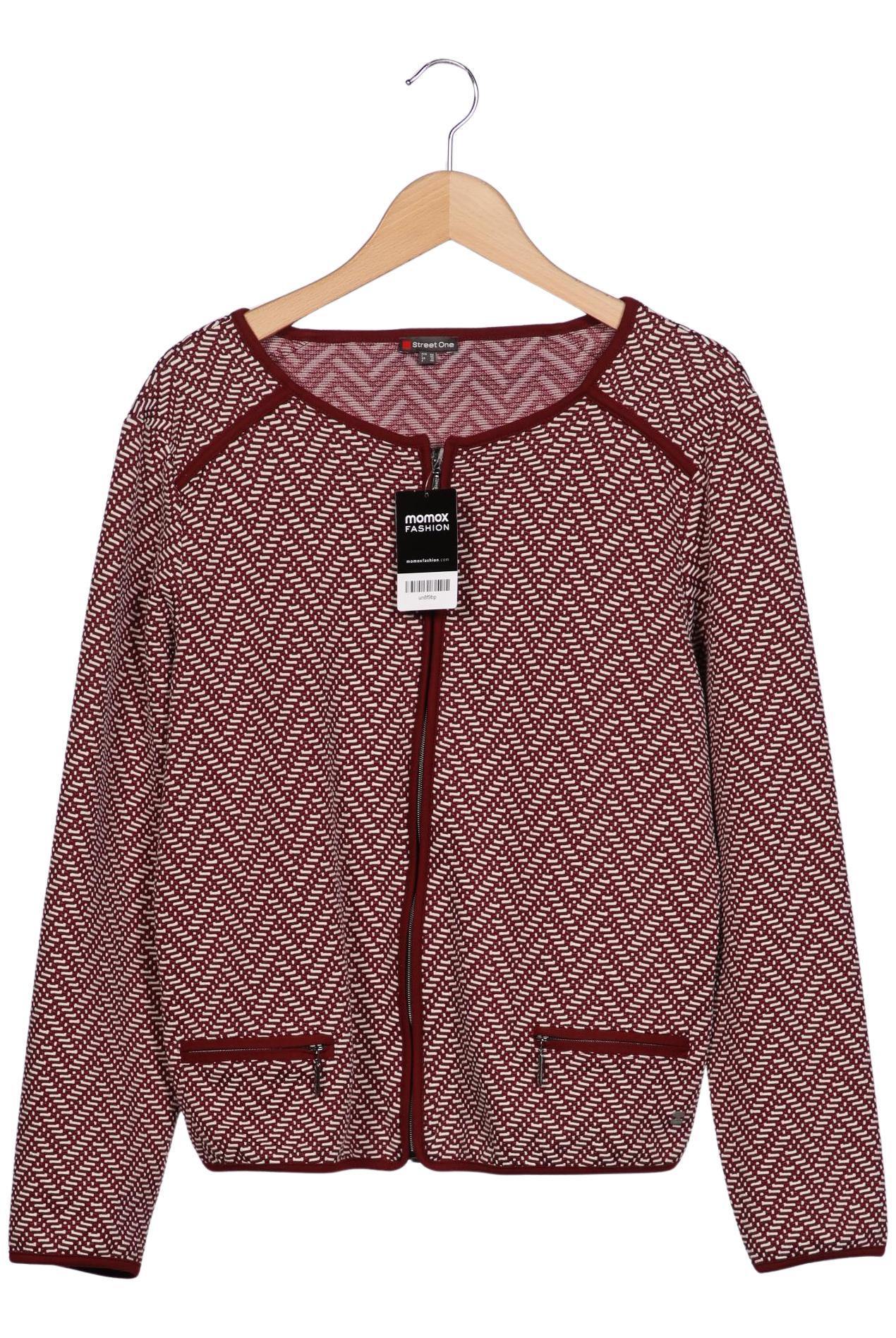 

Street One Damen Strickjacke, rot, Gr. 44