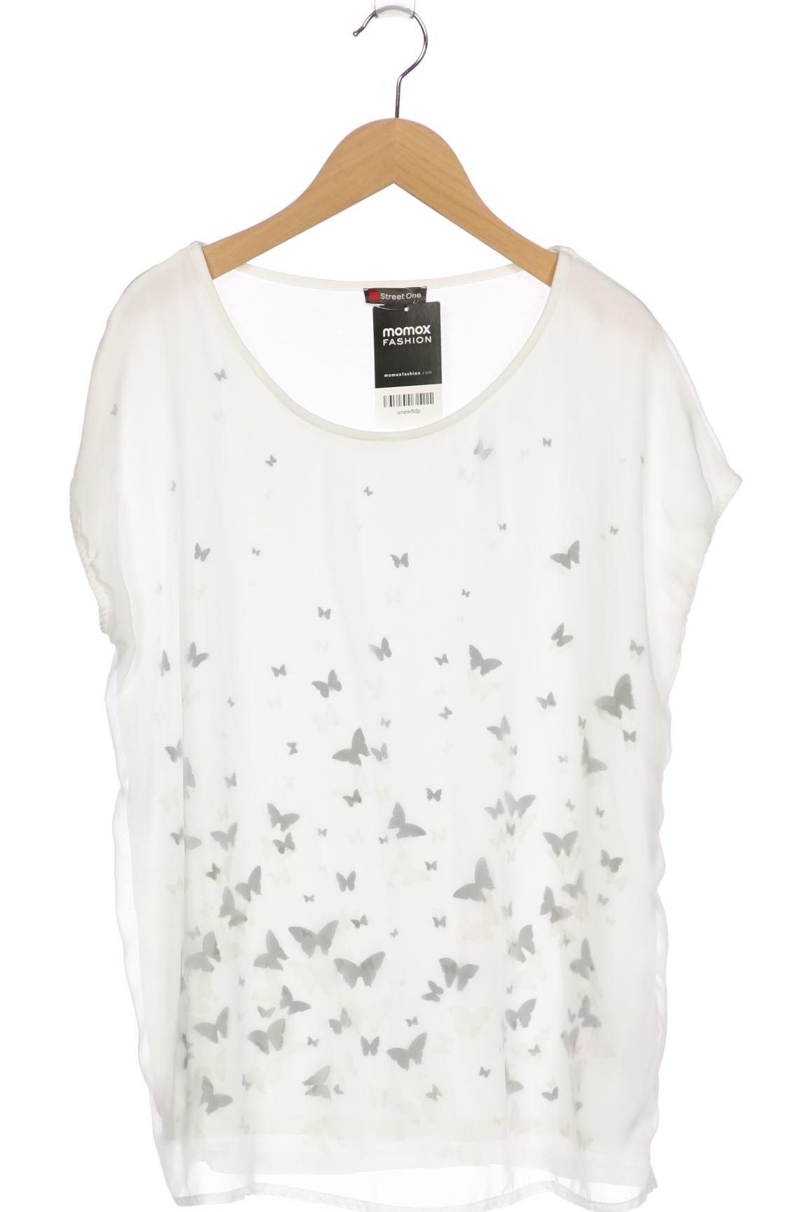 

Street One Damen T-Shirt, weiß, Gr. 40