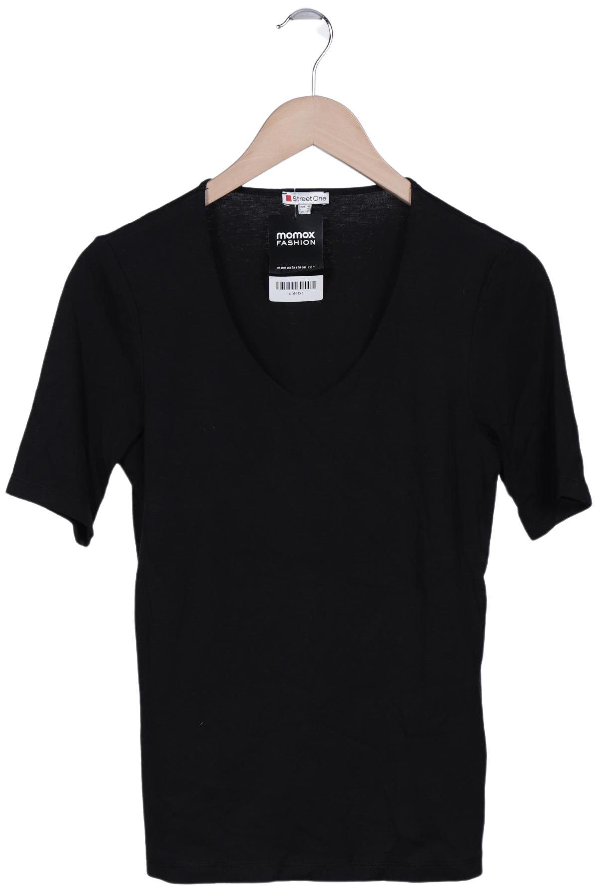 

Street One Damen T-Shirt, schwarz, Gr. 40