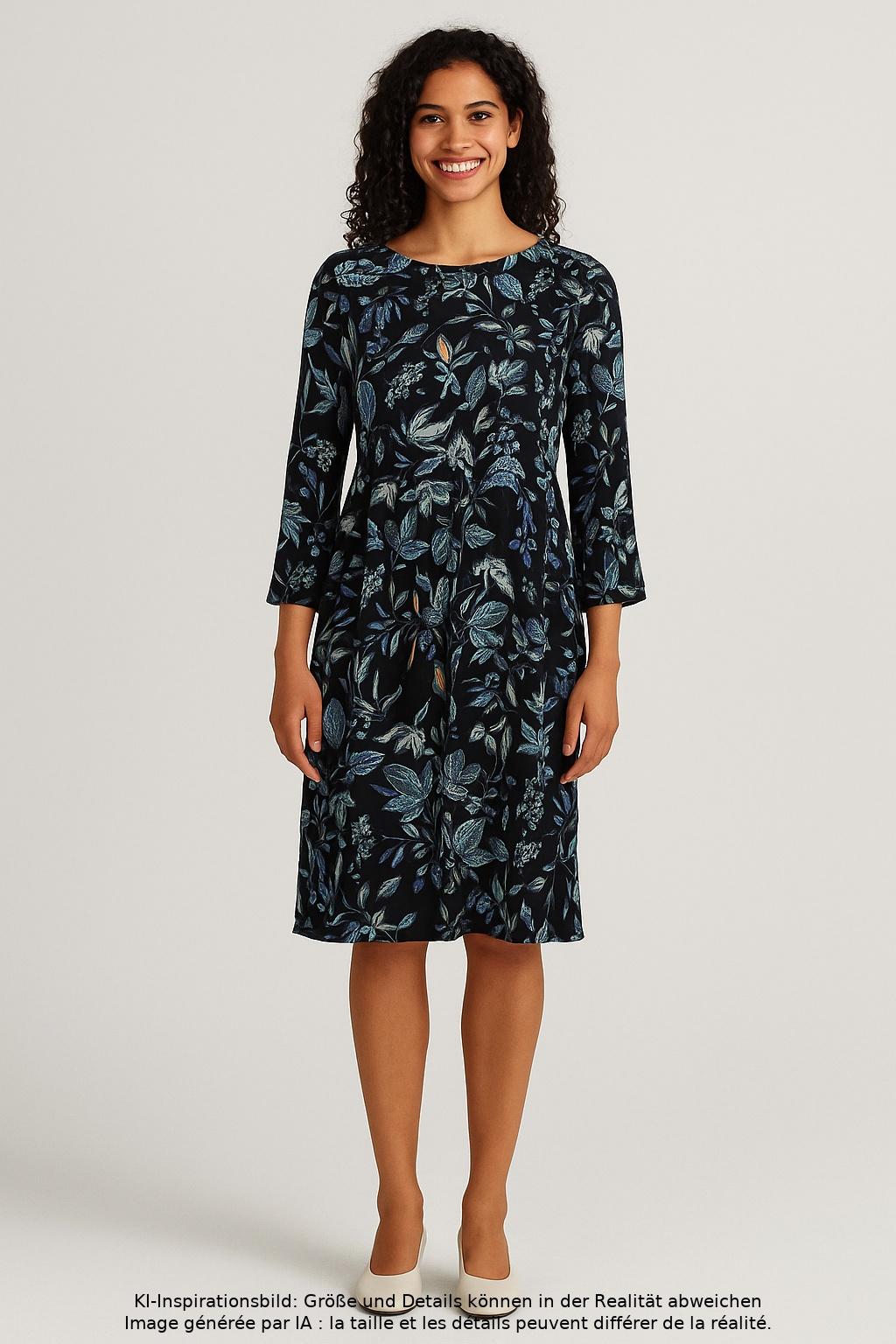 

Street One Damen Kleid, mehrfarbig, Gr. 34