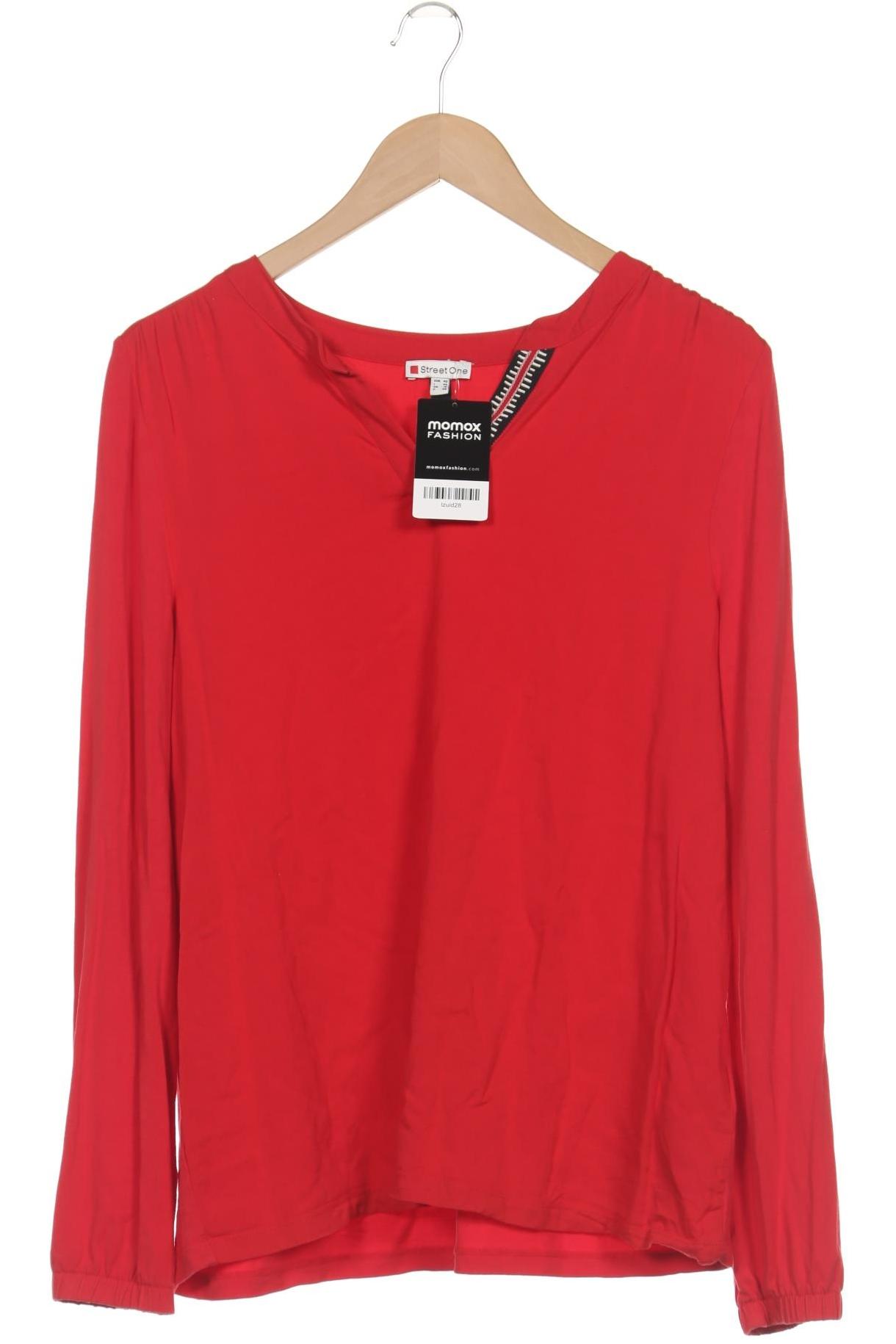 

Street One Damen Langarmshirt, rot, Gr. 42
