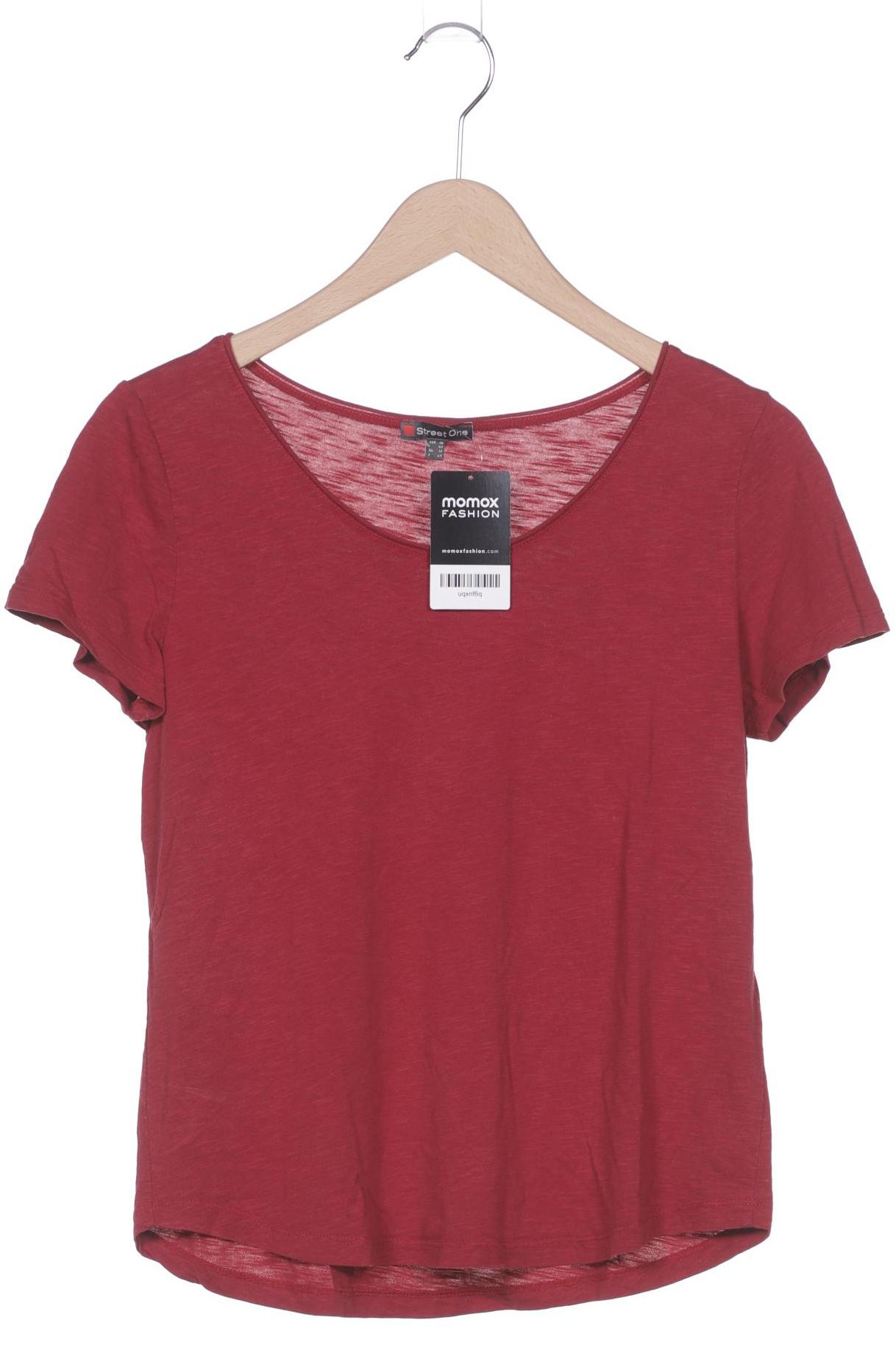 

Street One Damen T-Shirt, bordeaux, Gr. 38