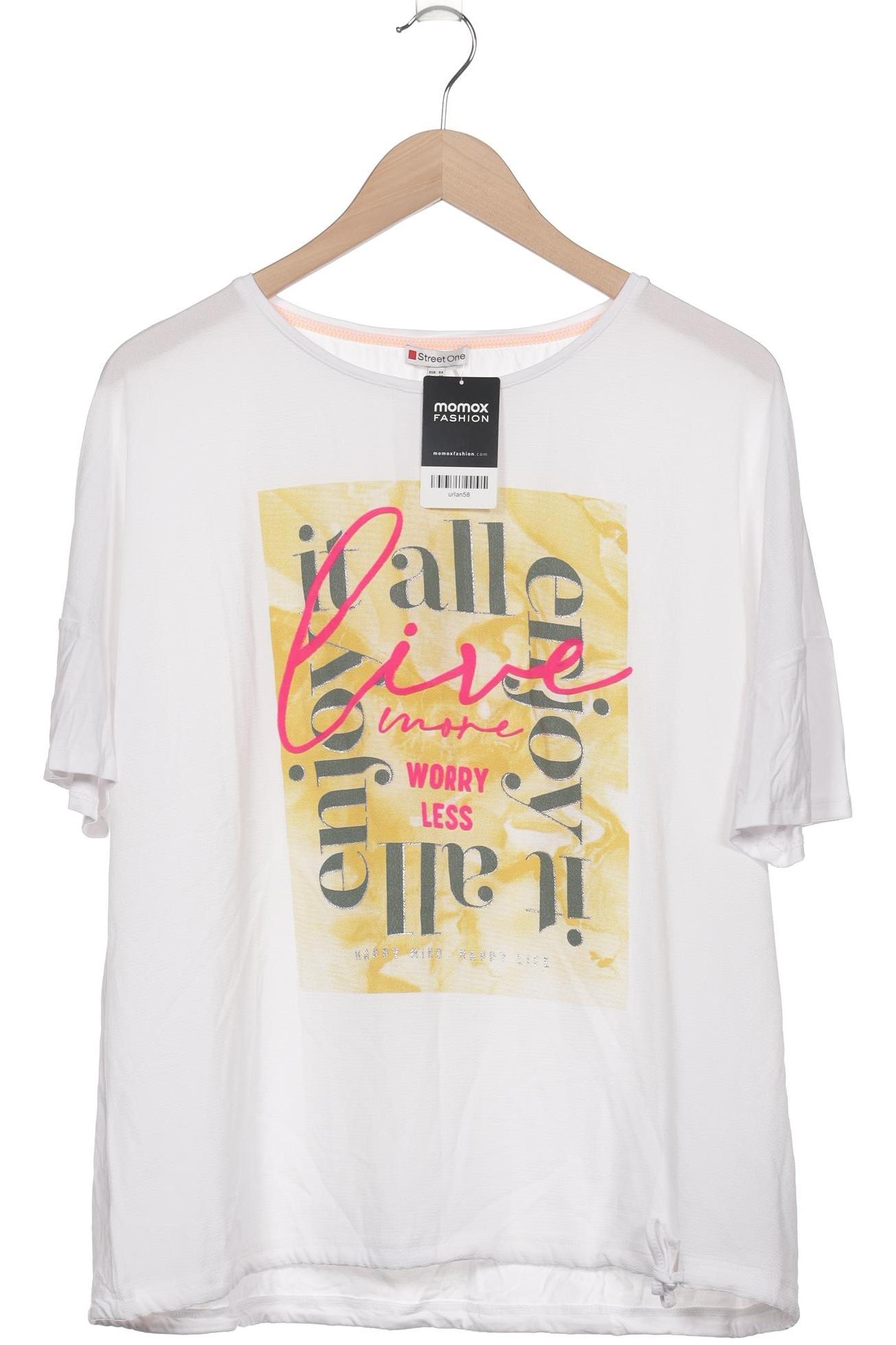 

Street One Damen T-Shirt, weiß, Gr. 44