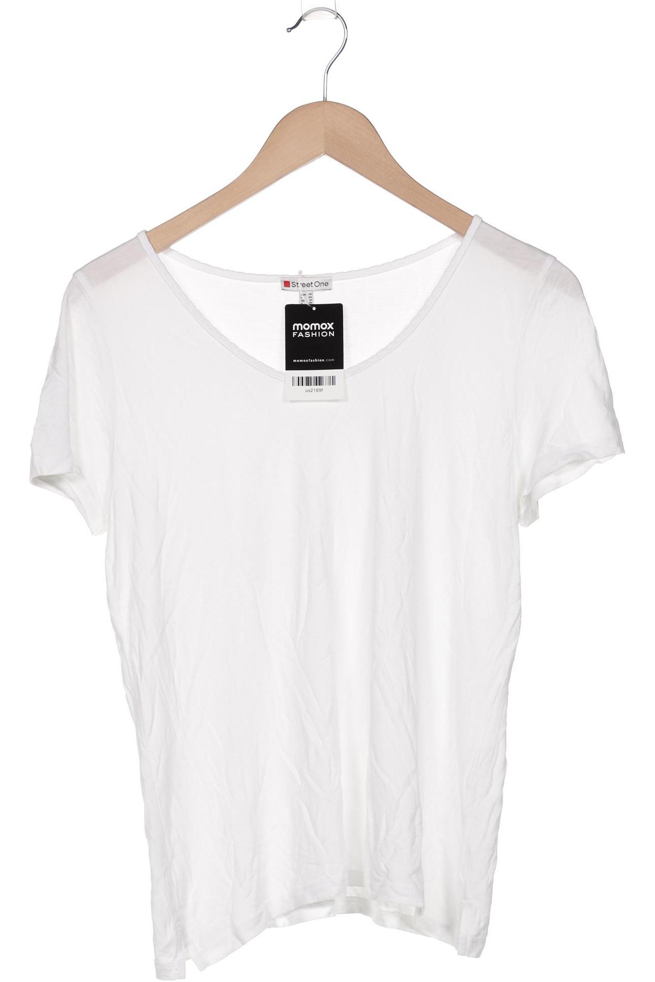 

Street One Damen T-Shirt, weiß, Gr. 36
