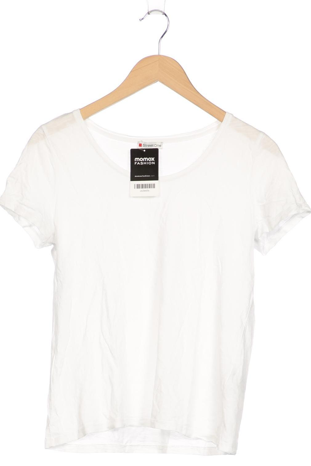 

Street One Damen T-Shirt, weiß, Gr. 38