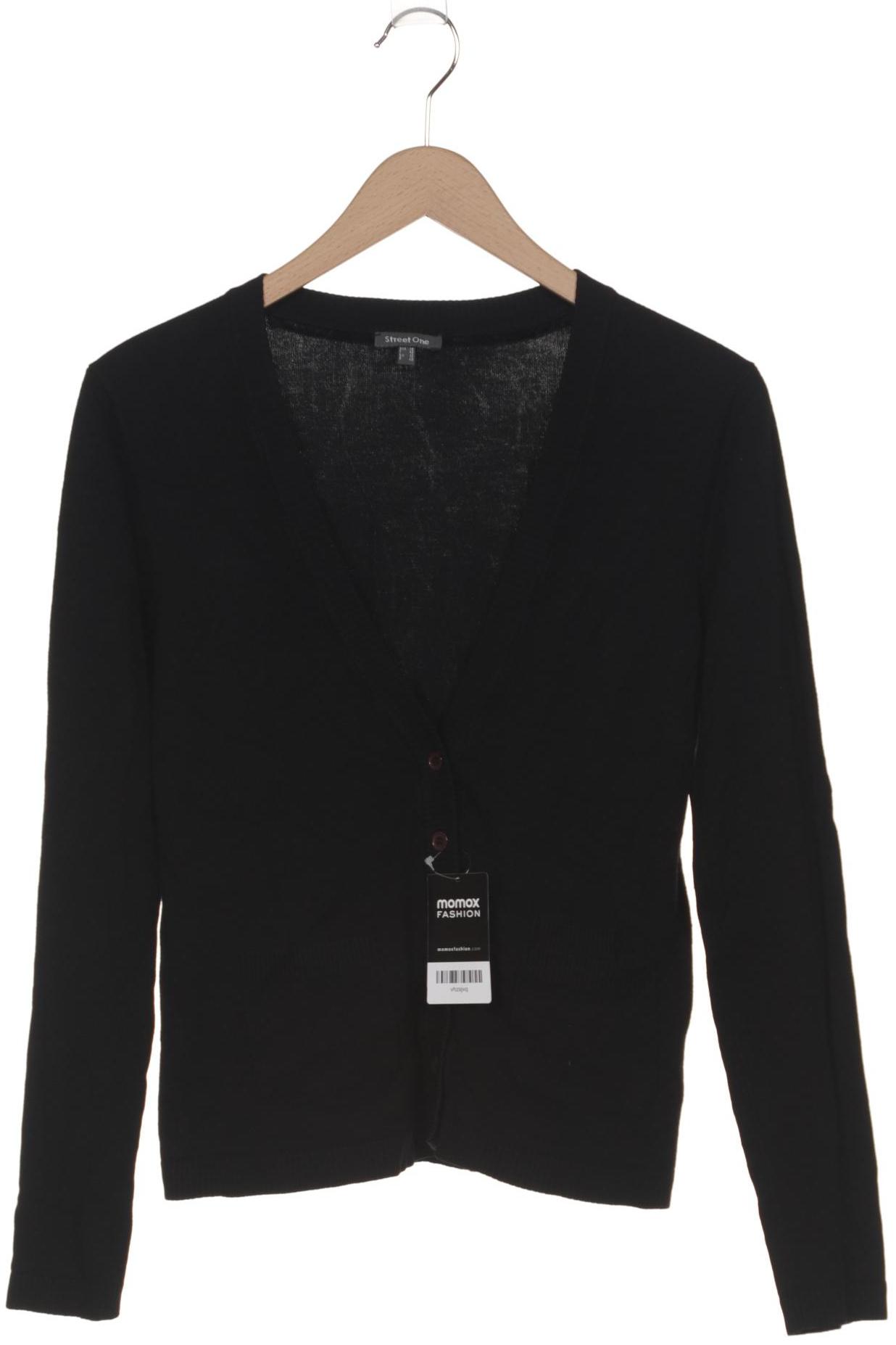 

Street One Damen Strickjacke, schwarz, Gr. 38