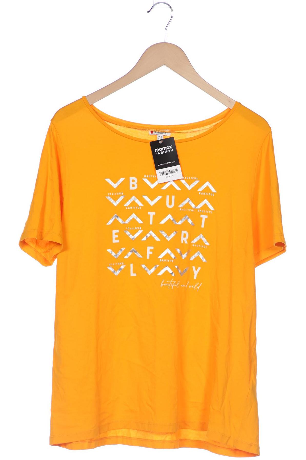 

Street One Damen T-Shirt, orange, Gr. 44