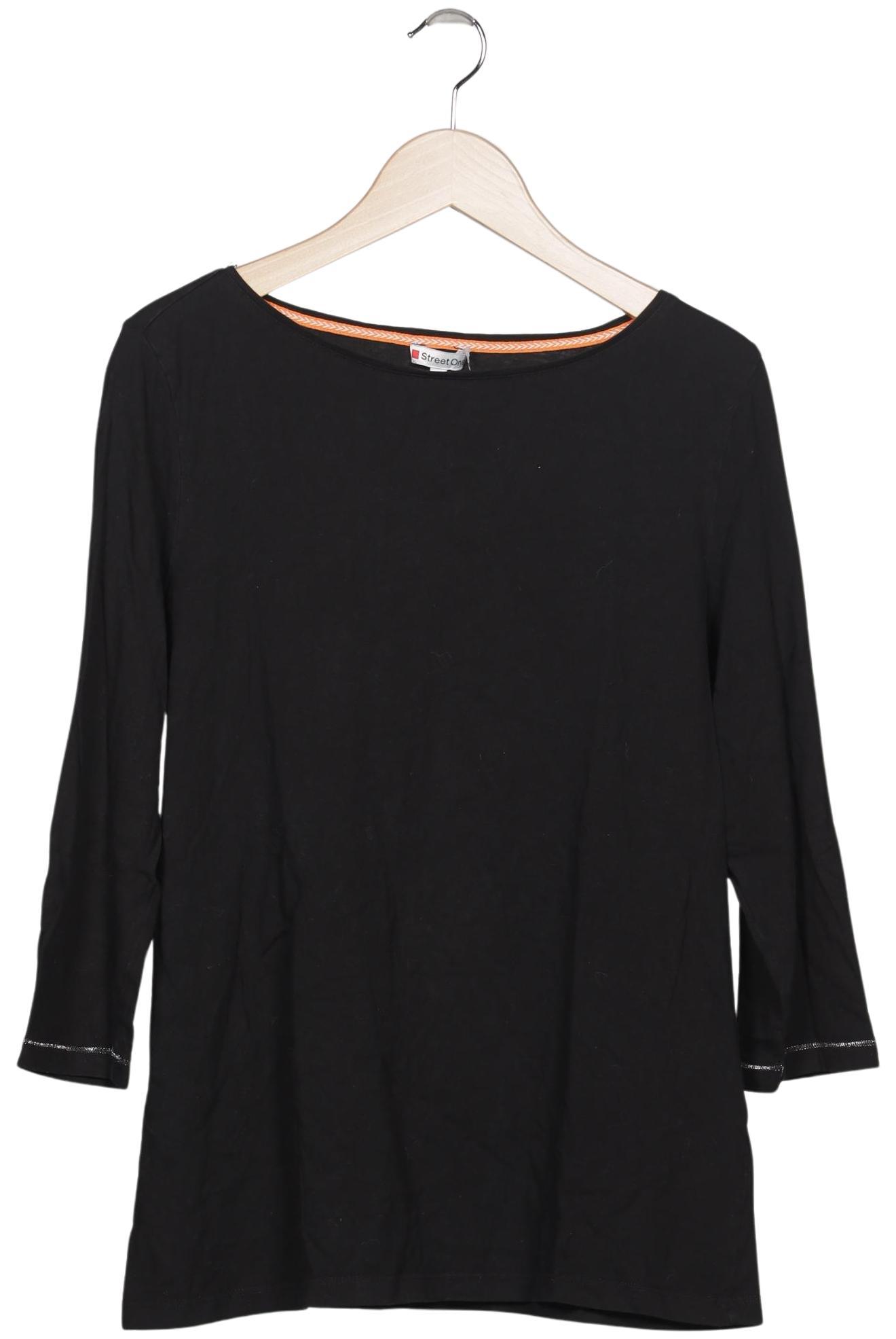 

Street One Damen Langarmshirt, schwarz, Gr. 44