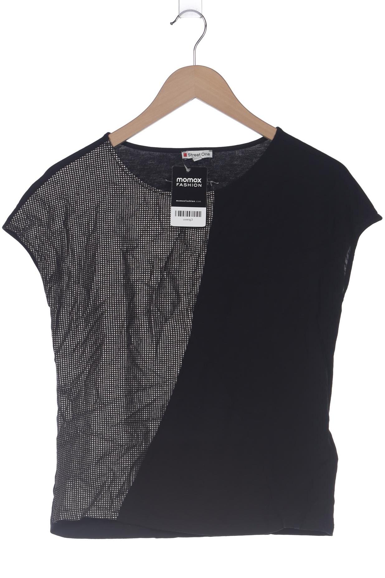 

Street One Damen T-Shirt, schwarz, Gr. 34