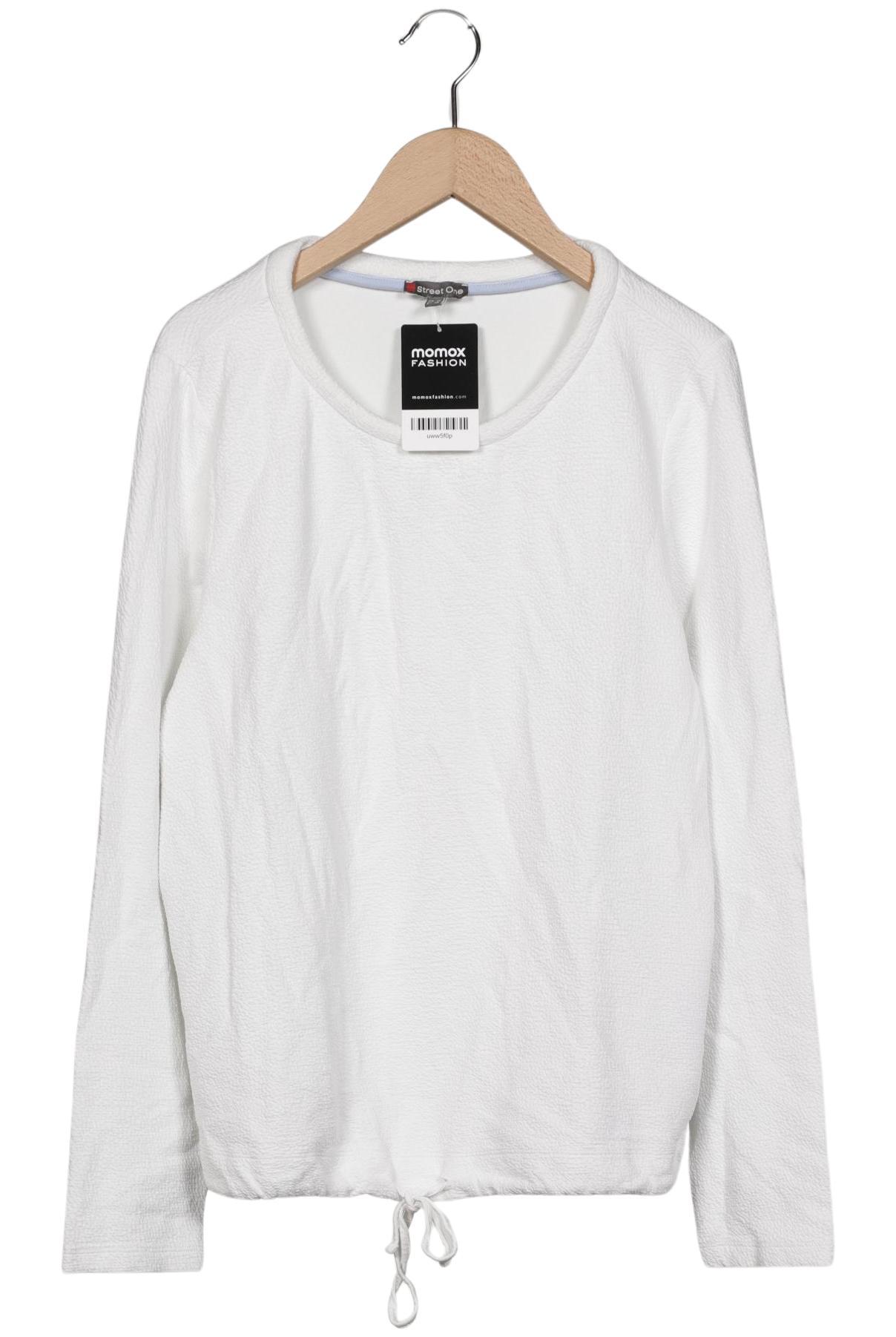 

Street One Damen Sweatshirt, weiß, Gr. 38