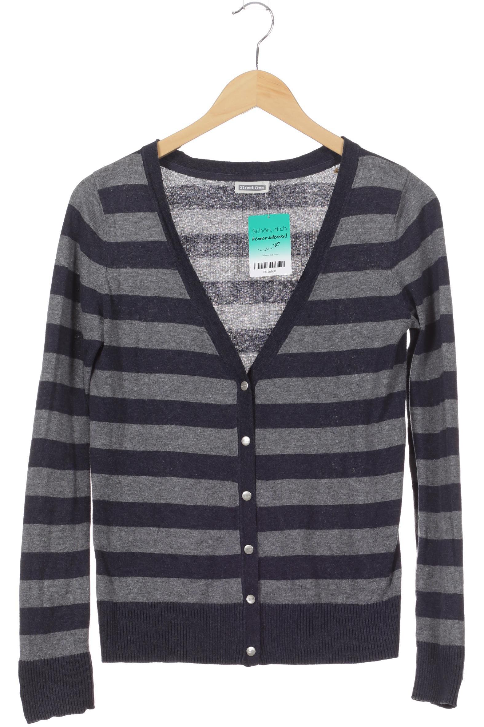 

Street One Damen Strickjacke, blau, Gr. 34