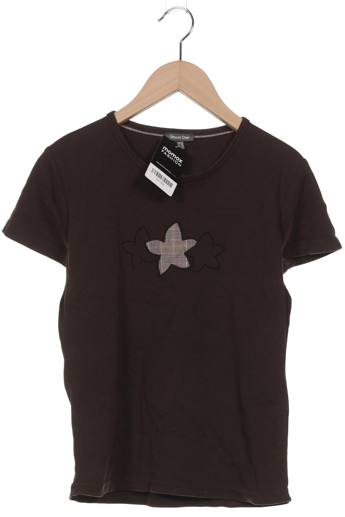 

Street One Damen T-Shirt, braun, Gr. 40