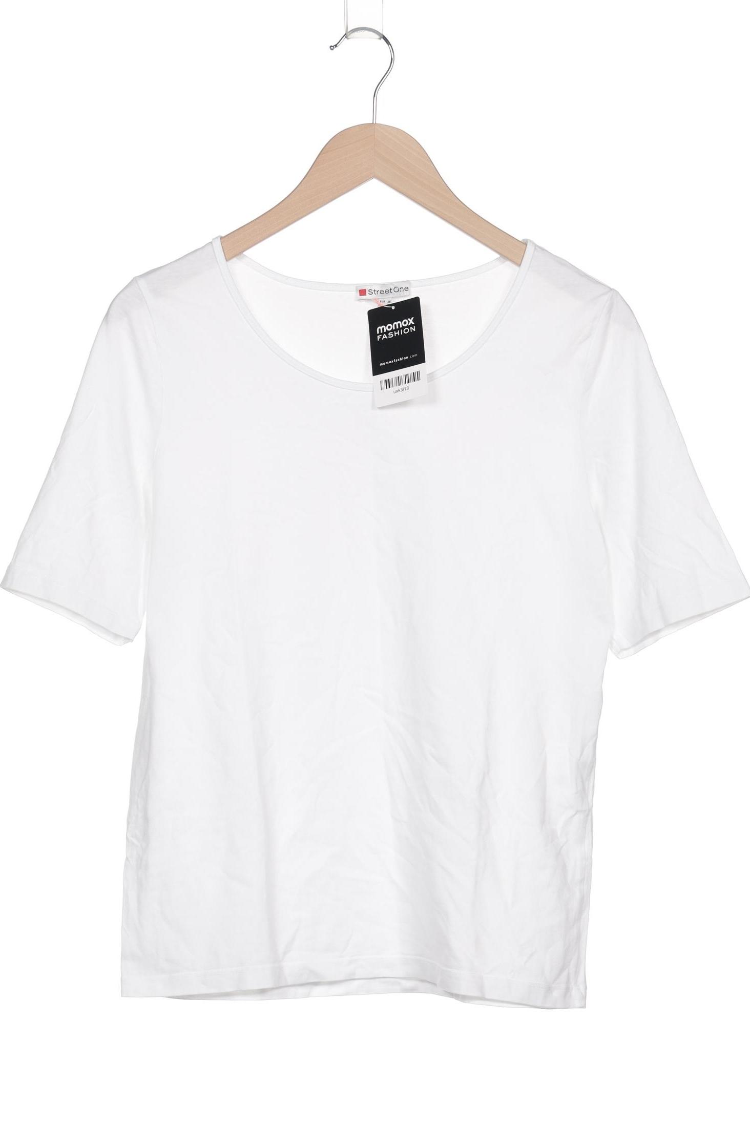 

Street One Damen T-Shirt, weiß, Gr. 38