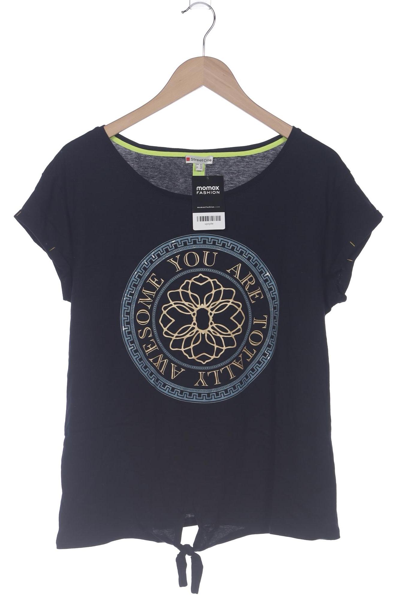 

Street One Damen T-Shirt, marineblau, Gr. 42