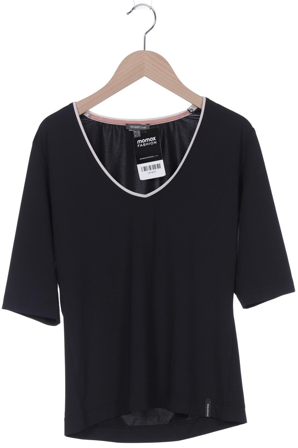 

Street One Damen T-Shirt, schwarz, Gr. 38