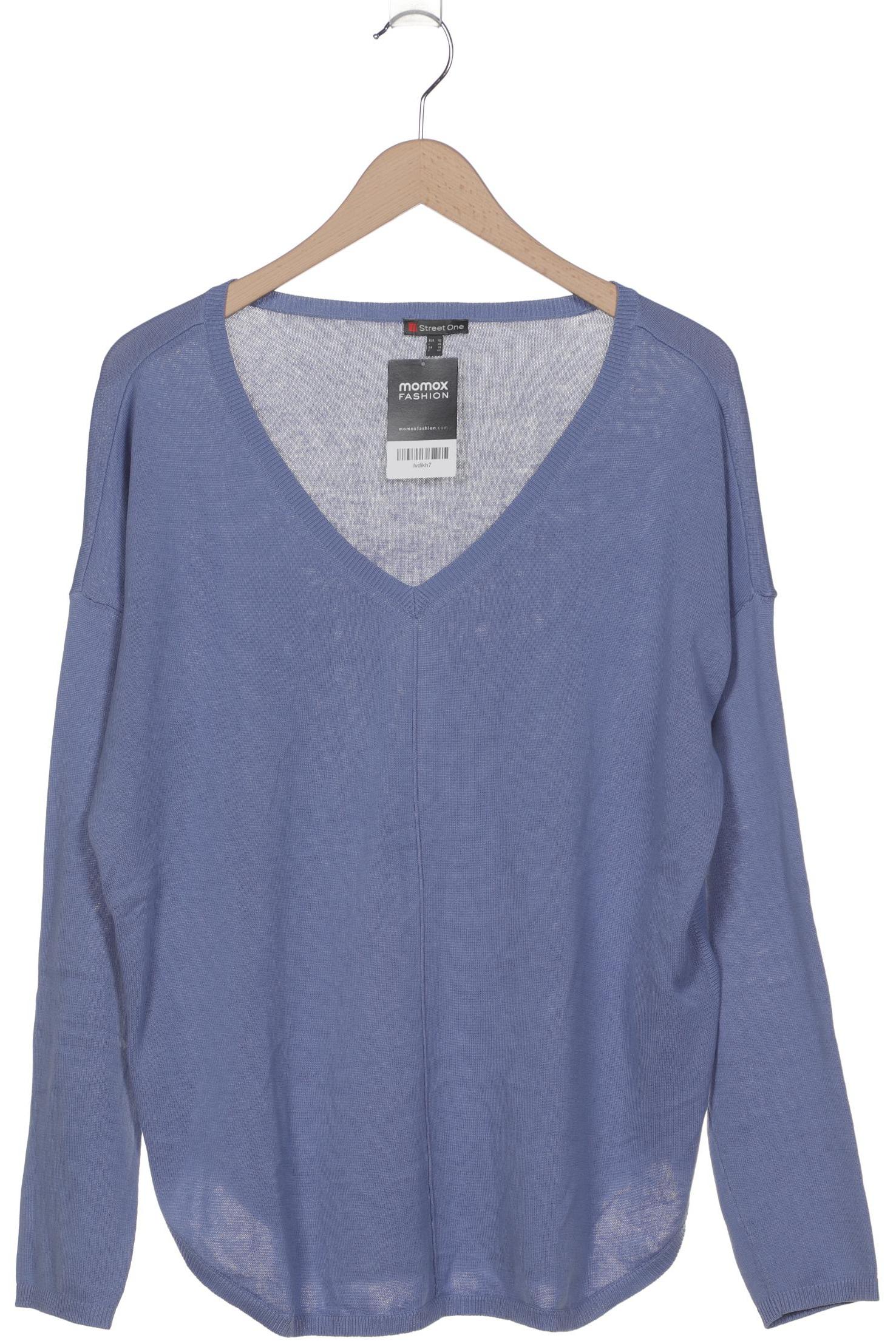 

Street One Damen Pullover, blau, Gr. 42