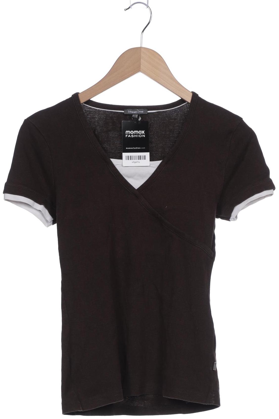 

Street One Damen T-Shirt, braun, Gr. 40