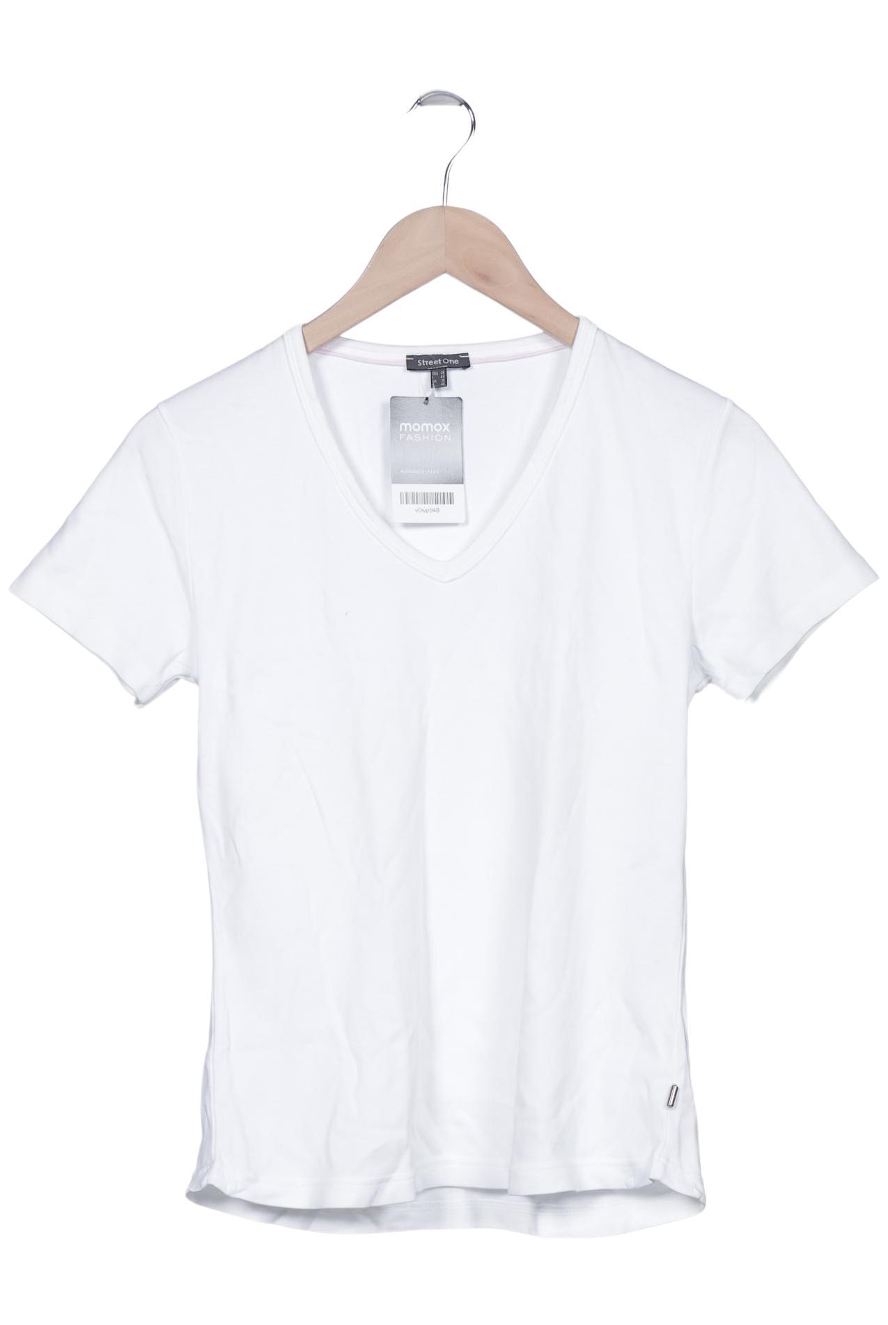 

Street One Damen T-Shirt, weiß, Gr. 40