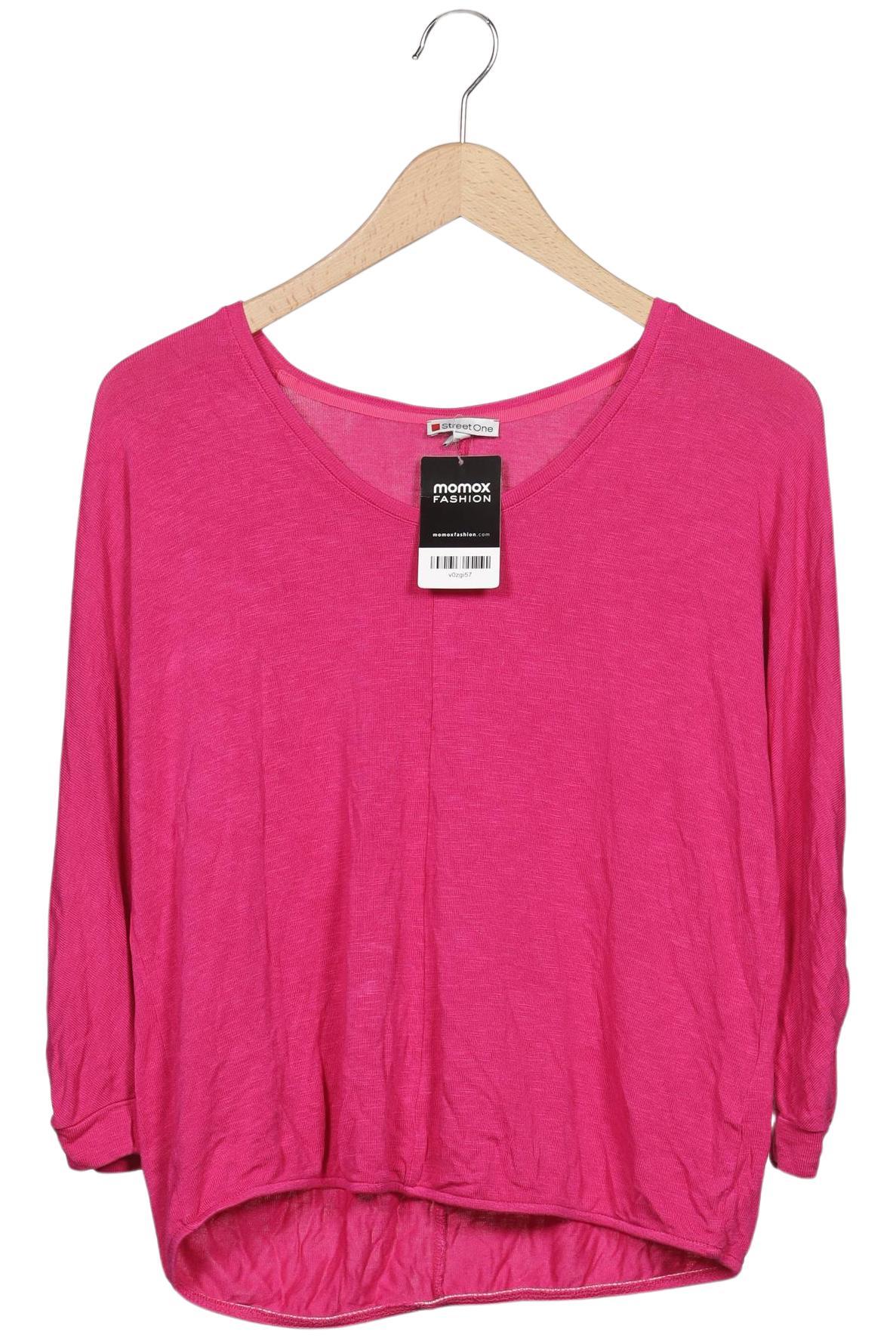 

Street One Damen Langarmshirt, pink, Gr. 38