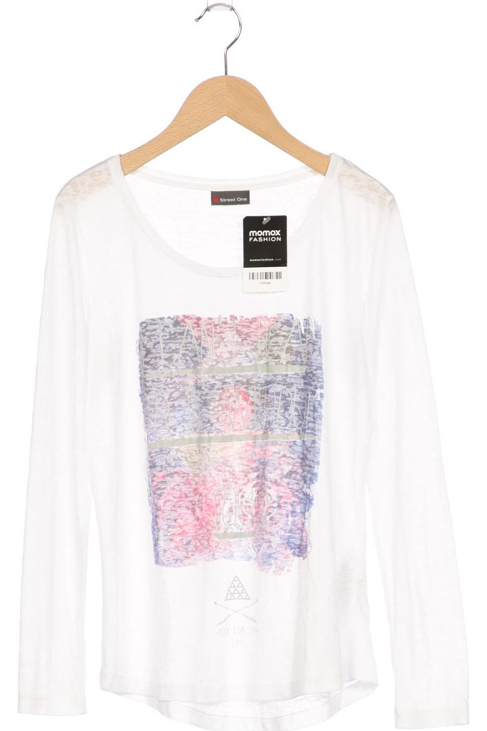 

Street One Damen Langarmshirt, weiß, Gr. 36